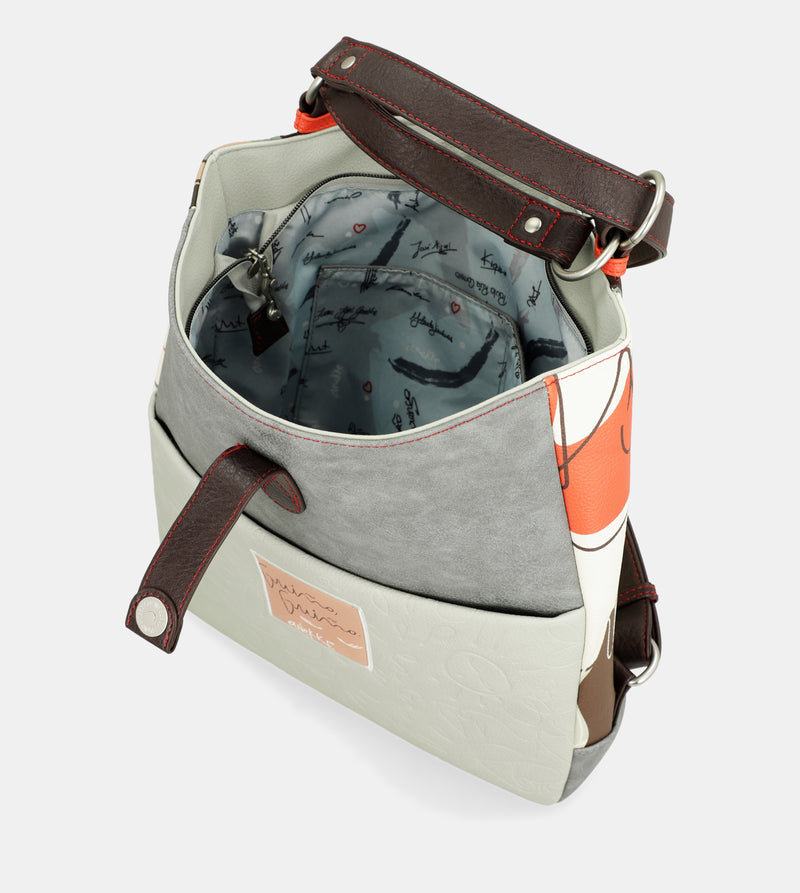 Bolso de hombro convertible en mochila Alma