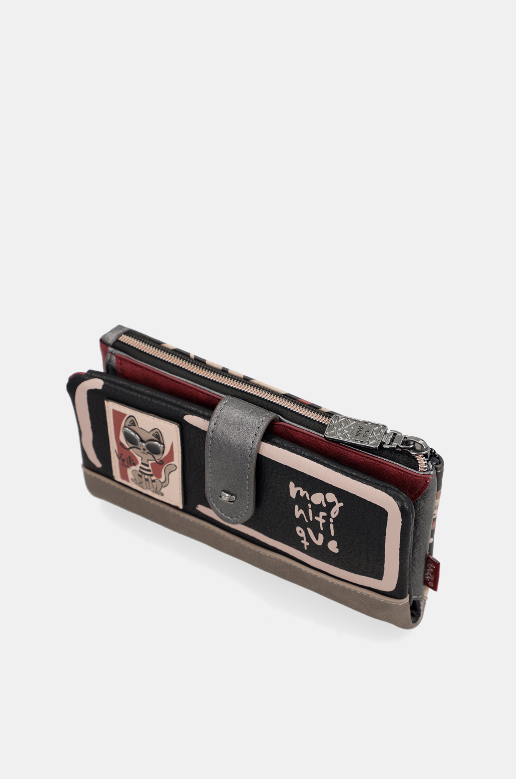 Billetero grande flexible RFID Parisian