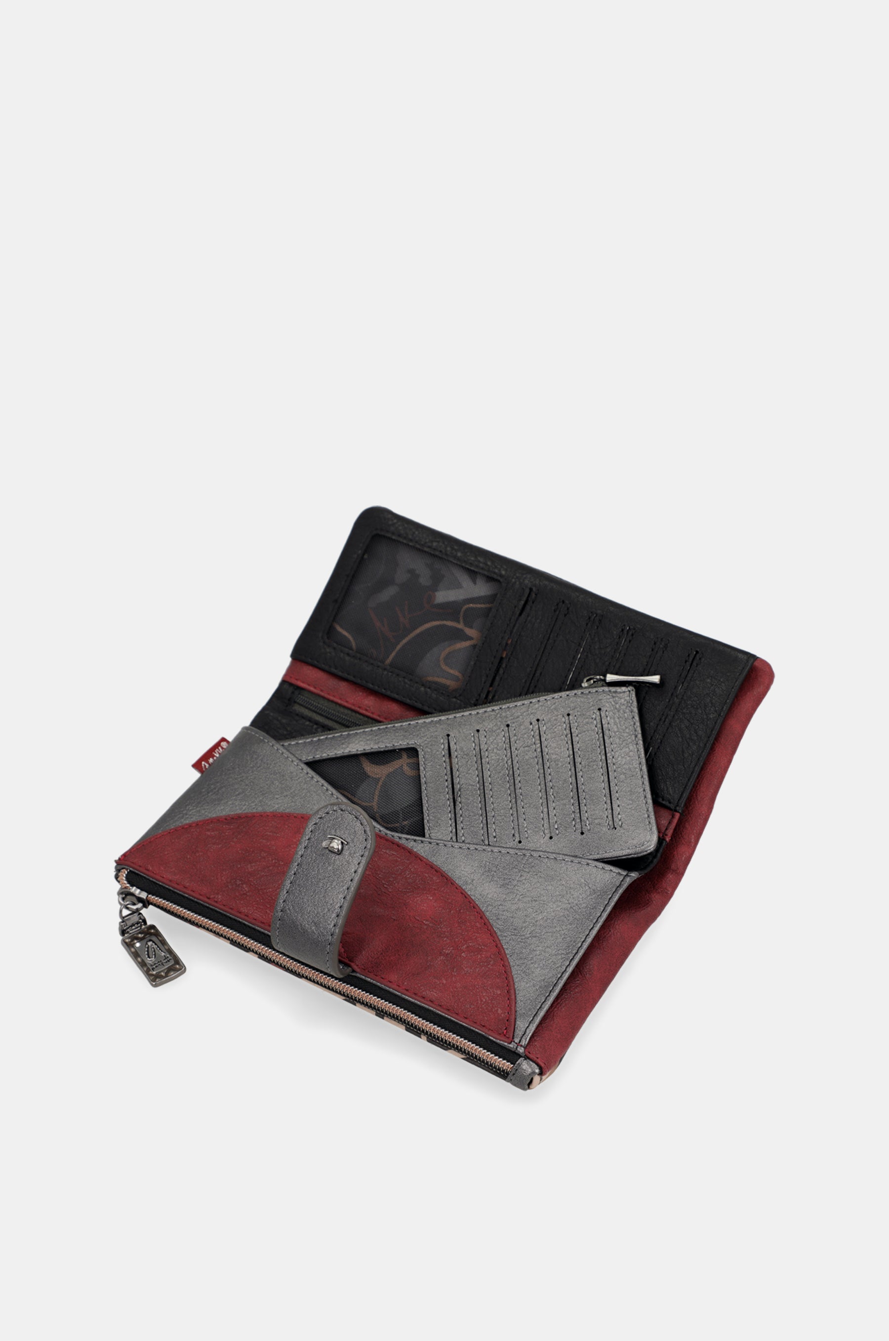 Billetero grande flexible RFID Parisian