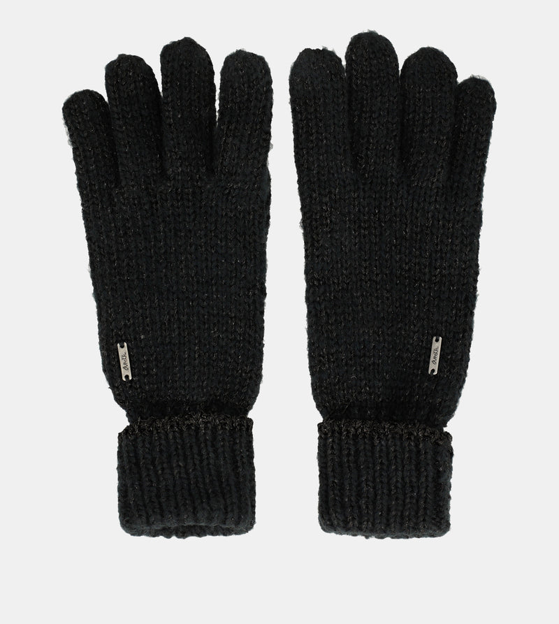 Guantes logomanía negro