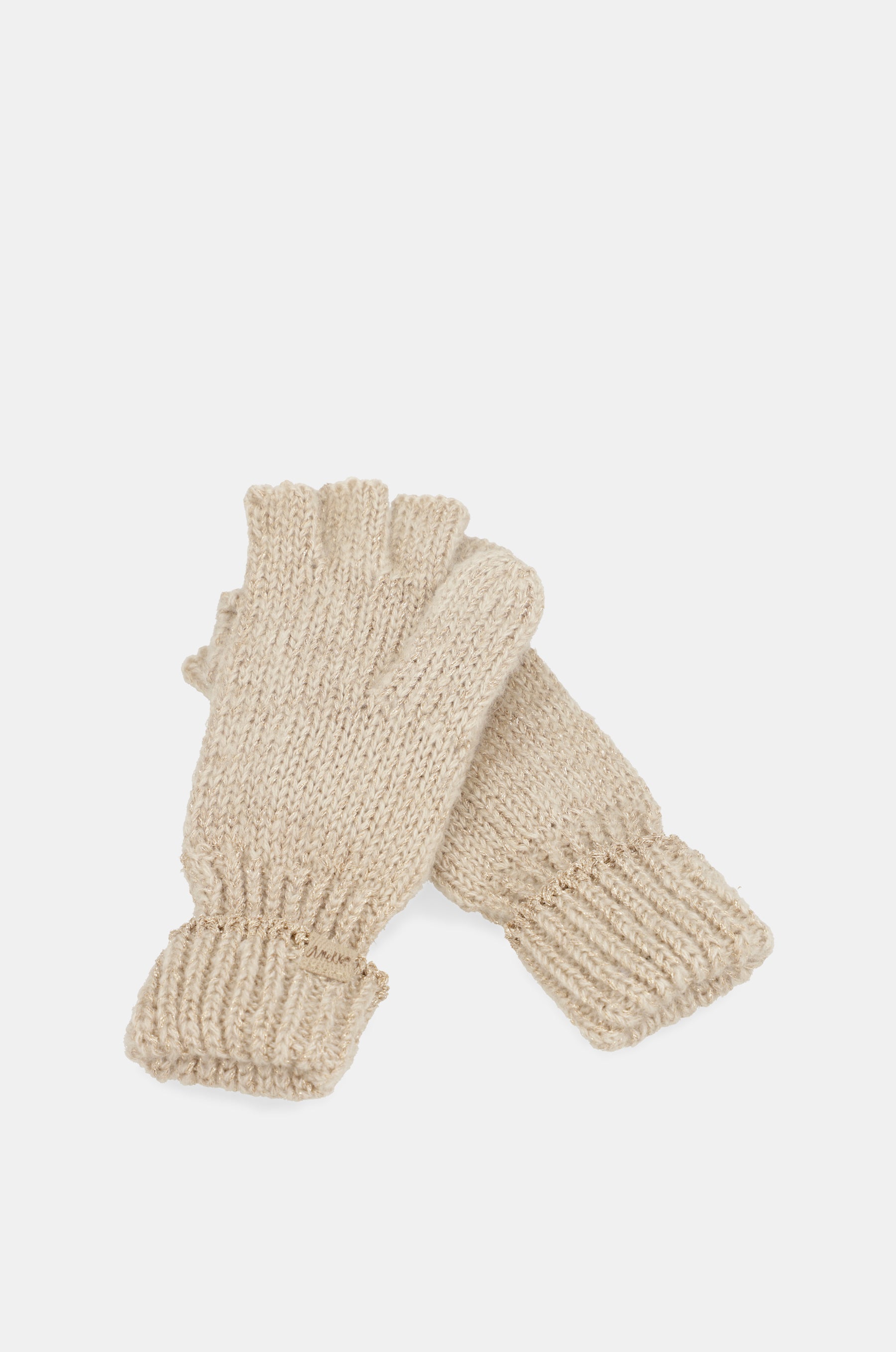 Mitones logo beige