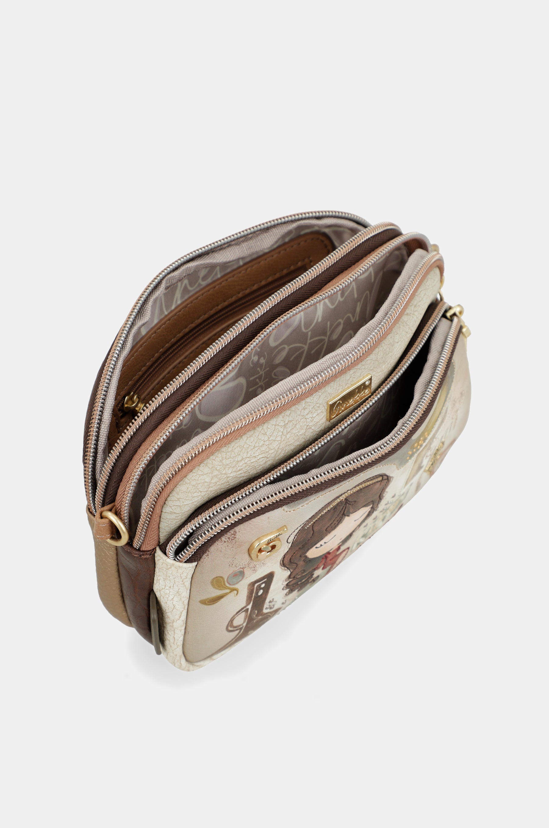 Bandolera 3 compartimentos pequeña Muse