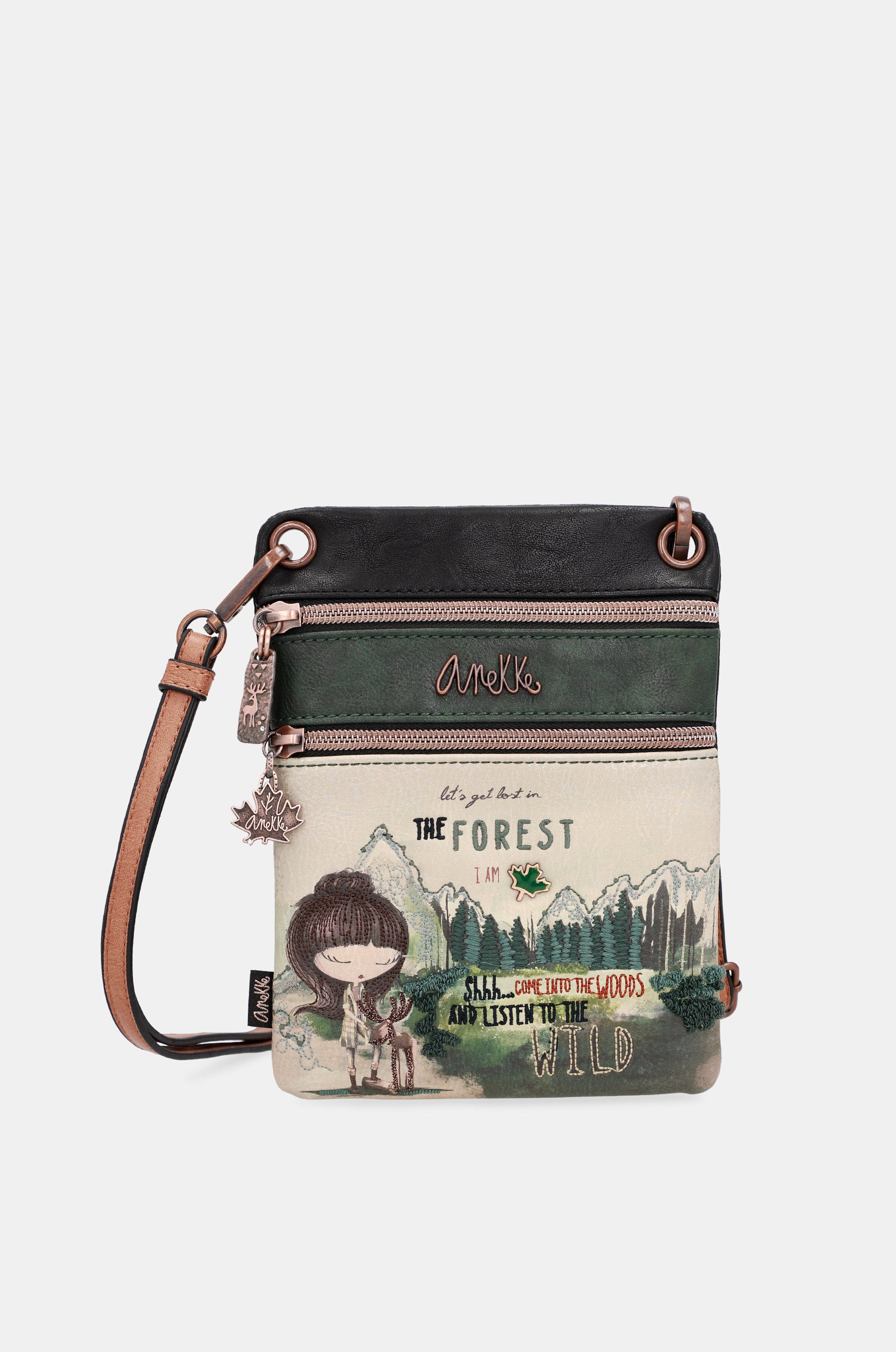 Mini bandolera doble compartimento The Forest