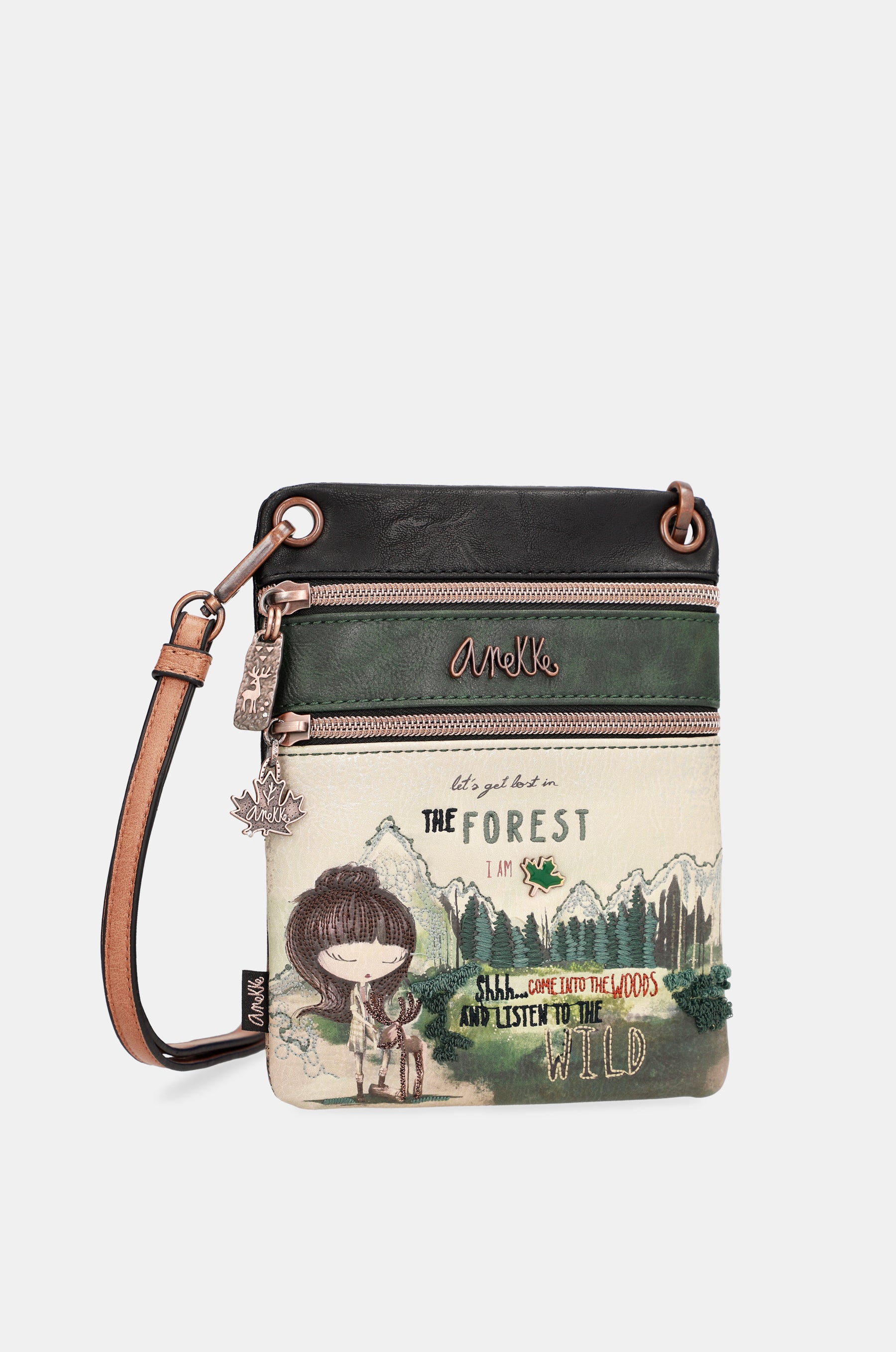 Mini bandolera doble compartimento The Forest