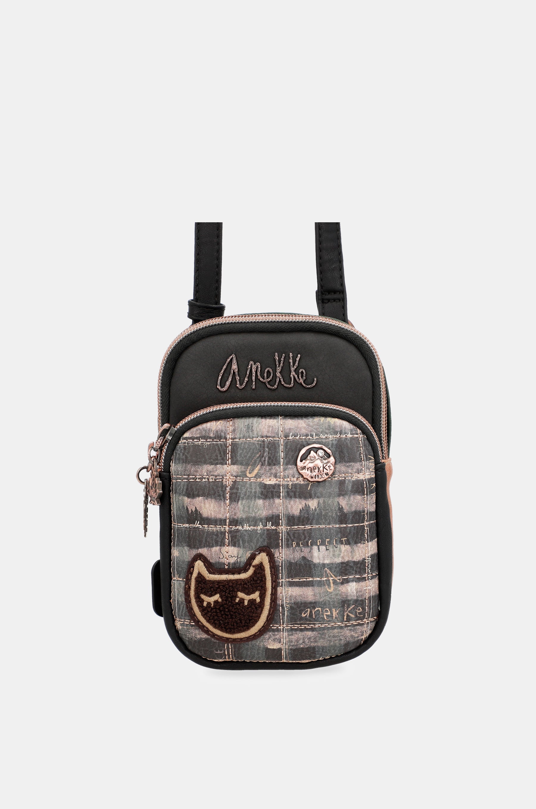 Mini bandolera con bolsillo frontal Wild
