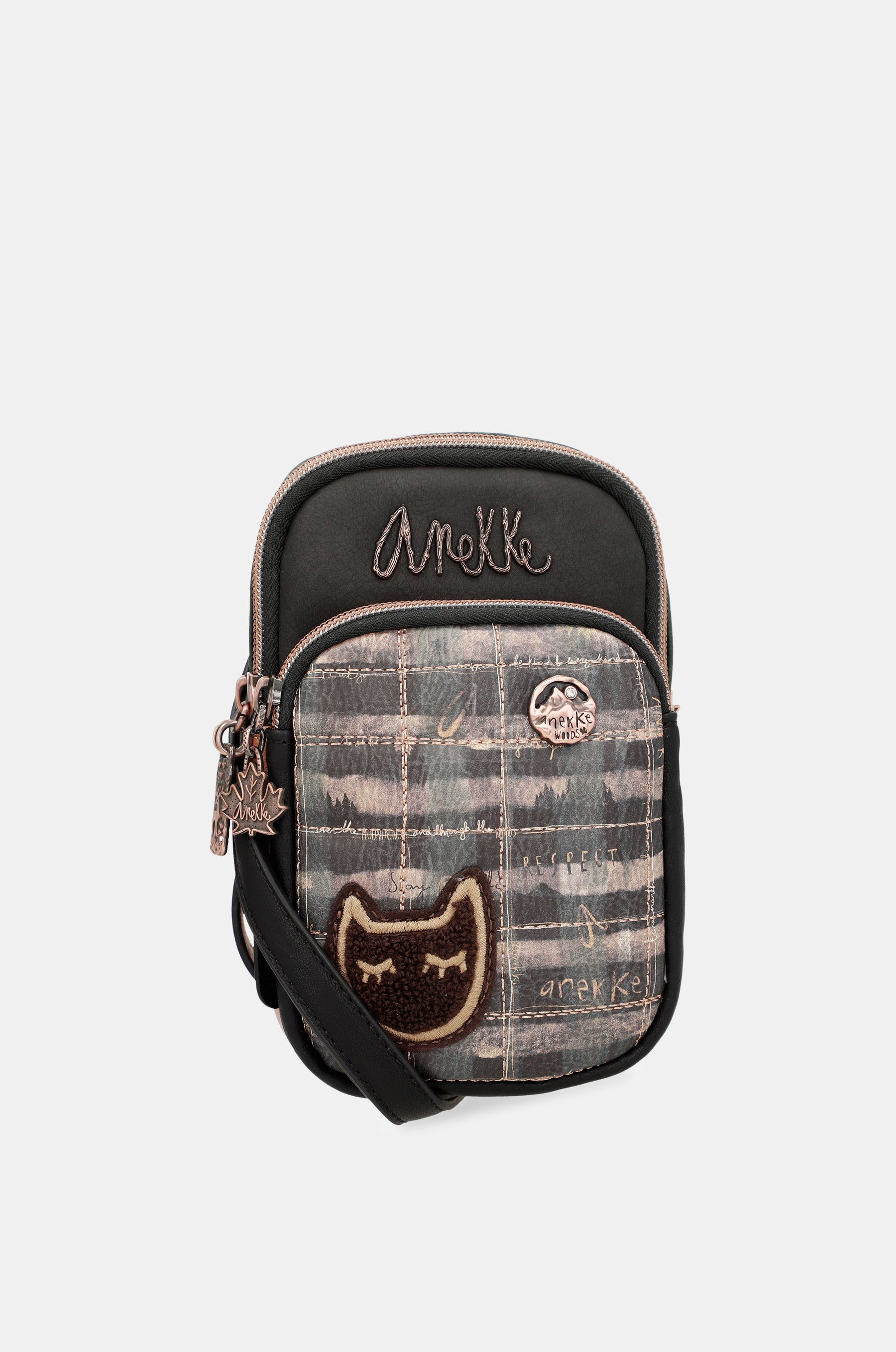 Mini bandolera con bolsillo frontal Wild