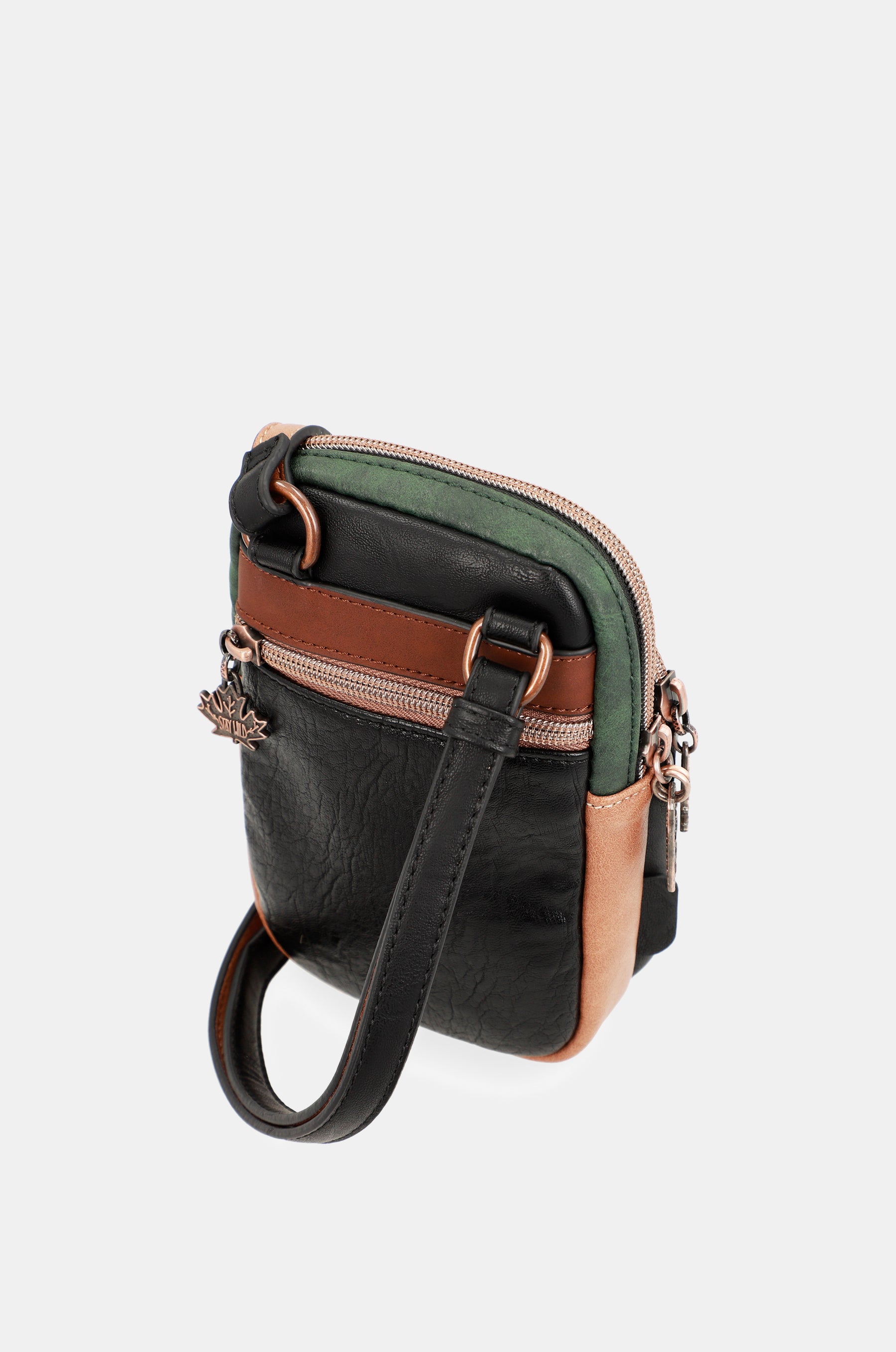 Mini bandolera con bolsillo frontal Wild