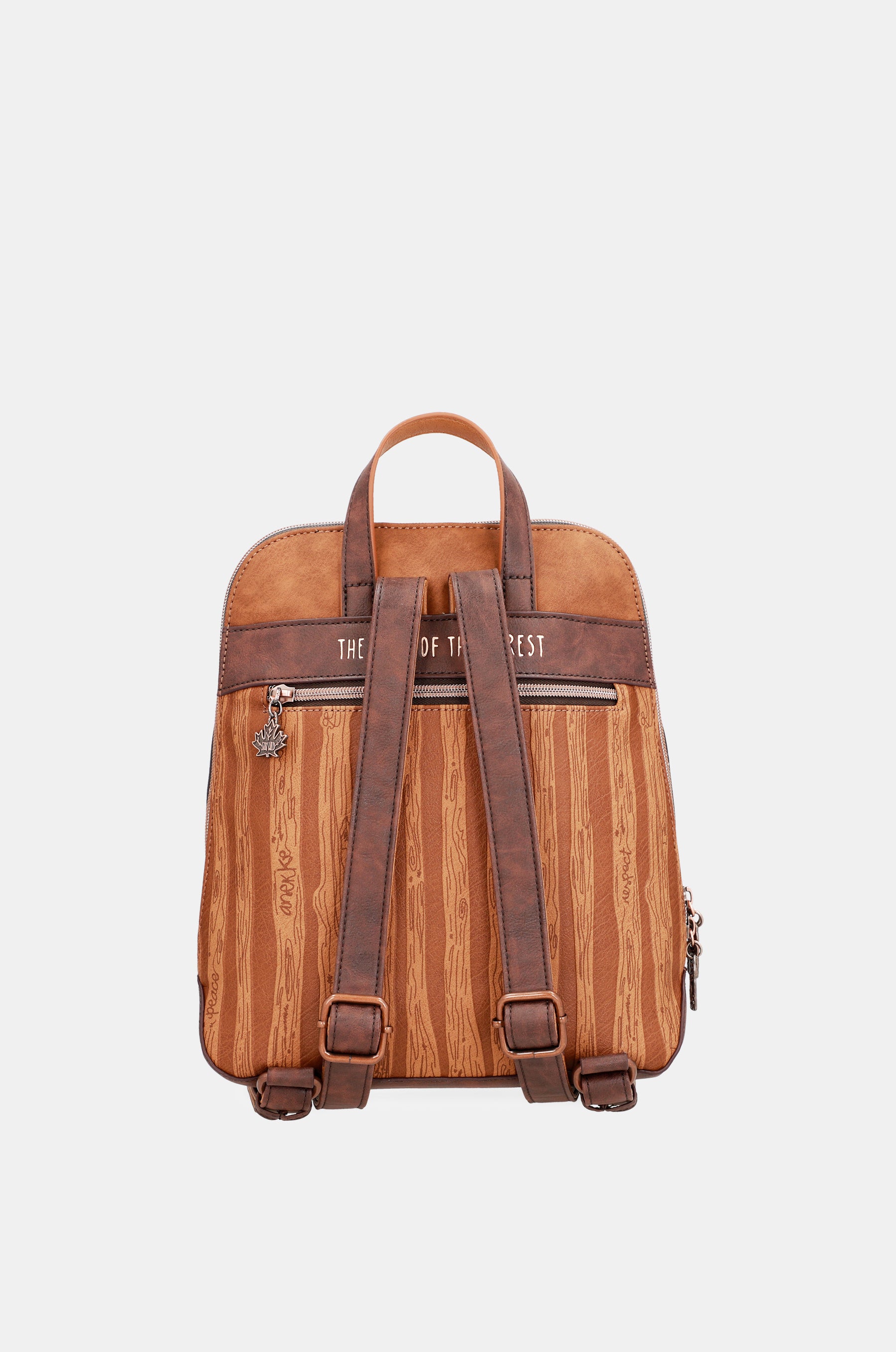 Mochila de paseo verde Wild