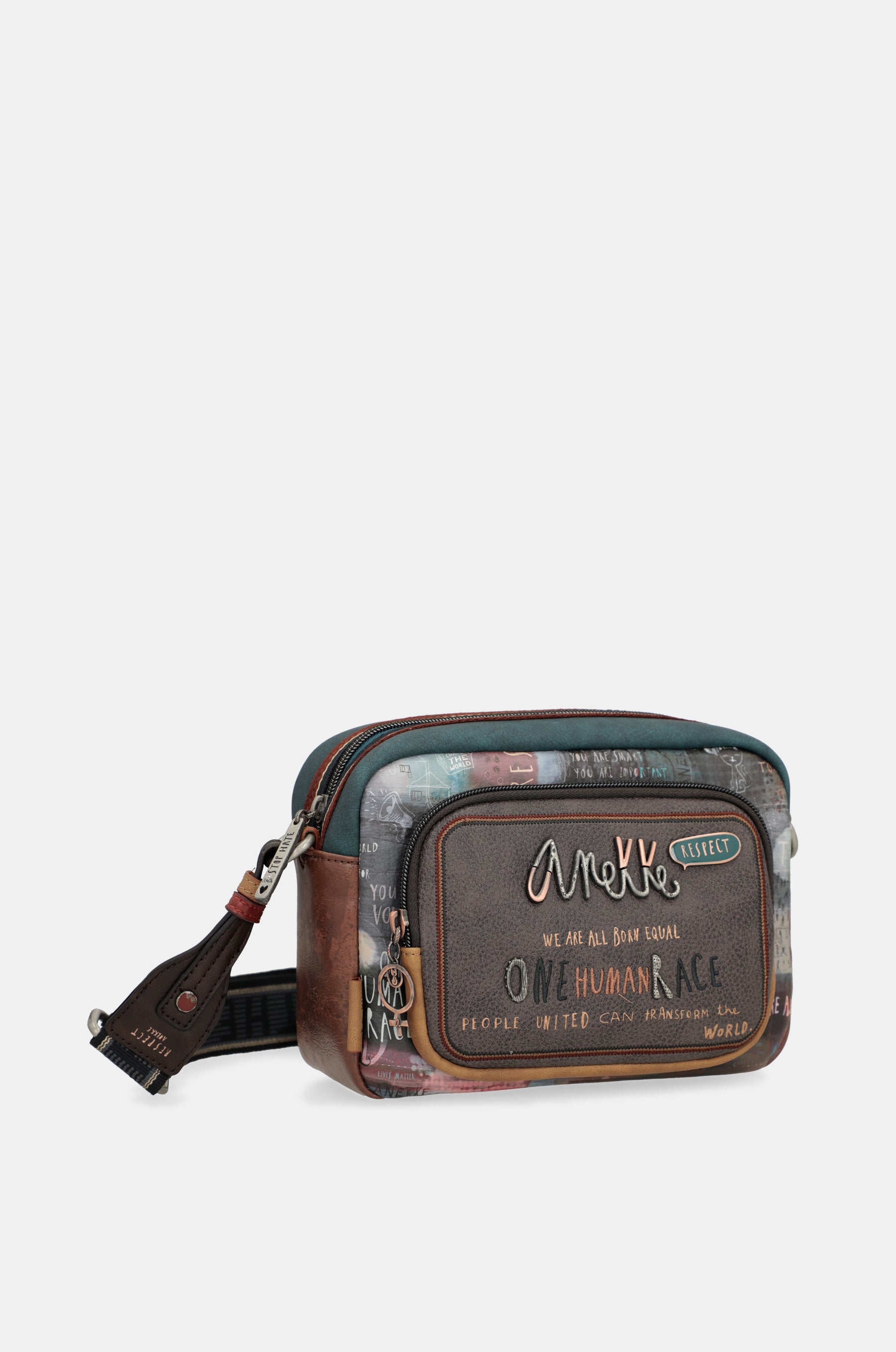 Bandolera con bolsillo frontal Respect