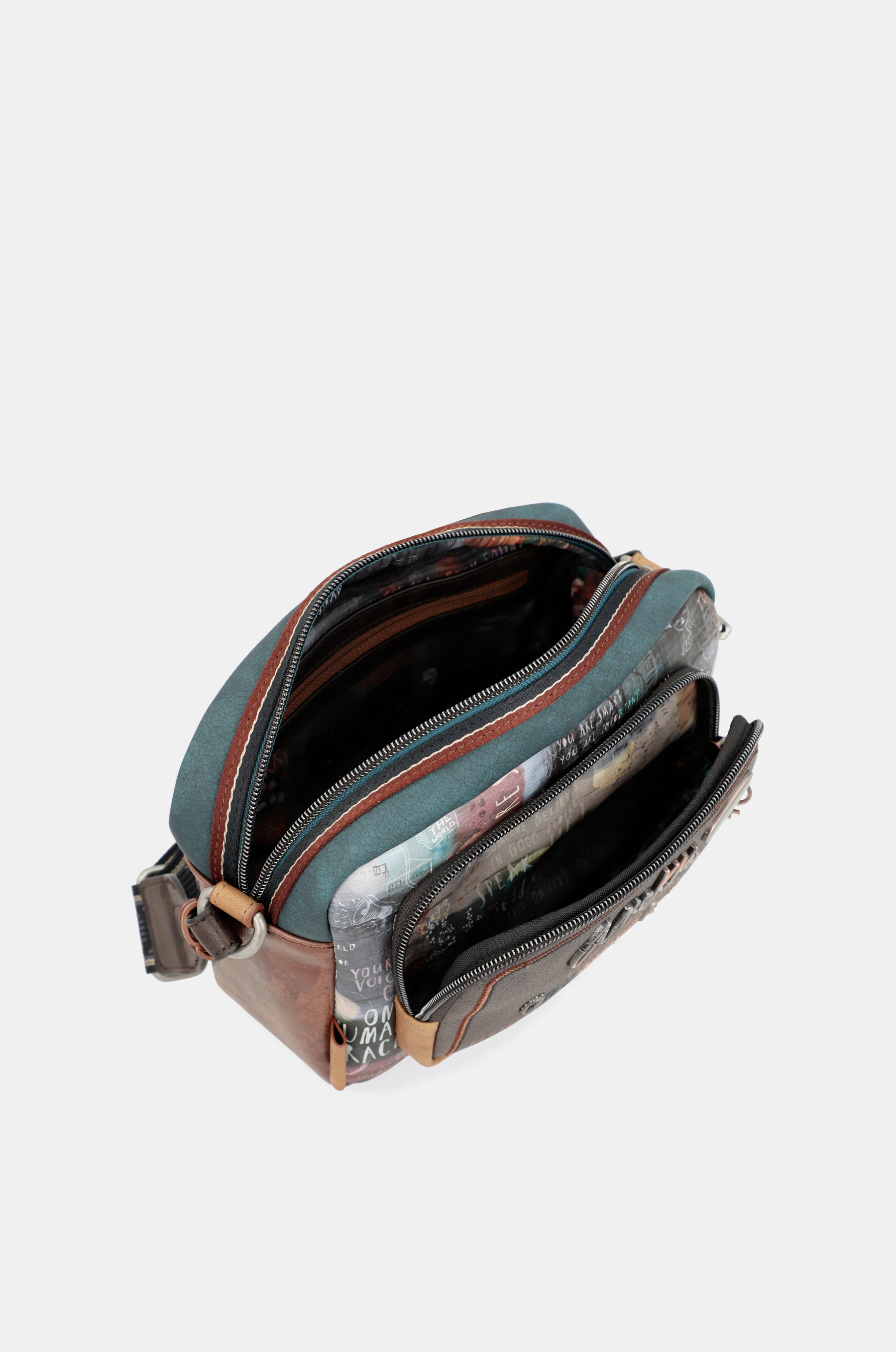 Bandolera con bolsillo frontal Respect