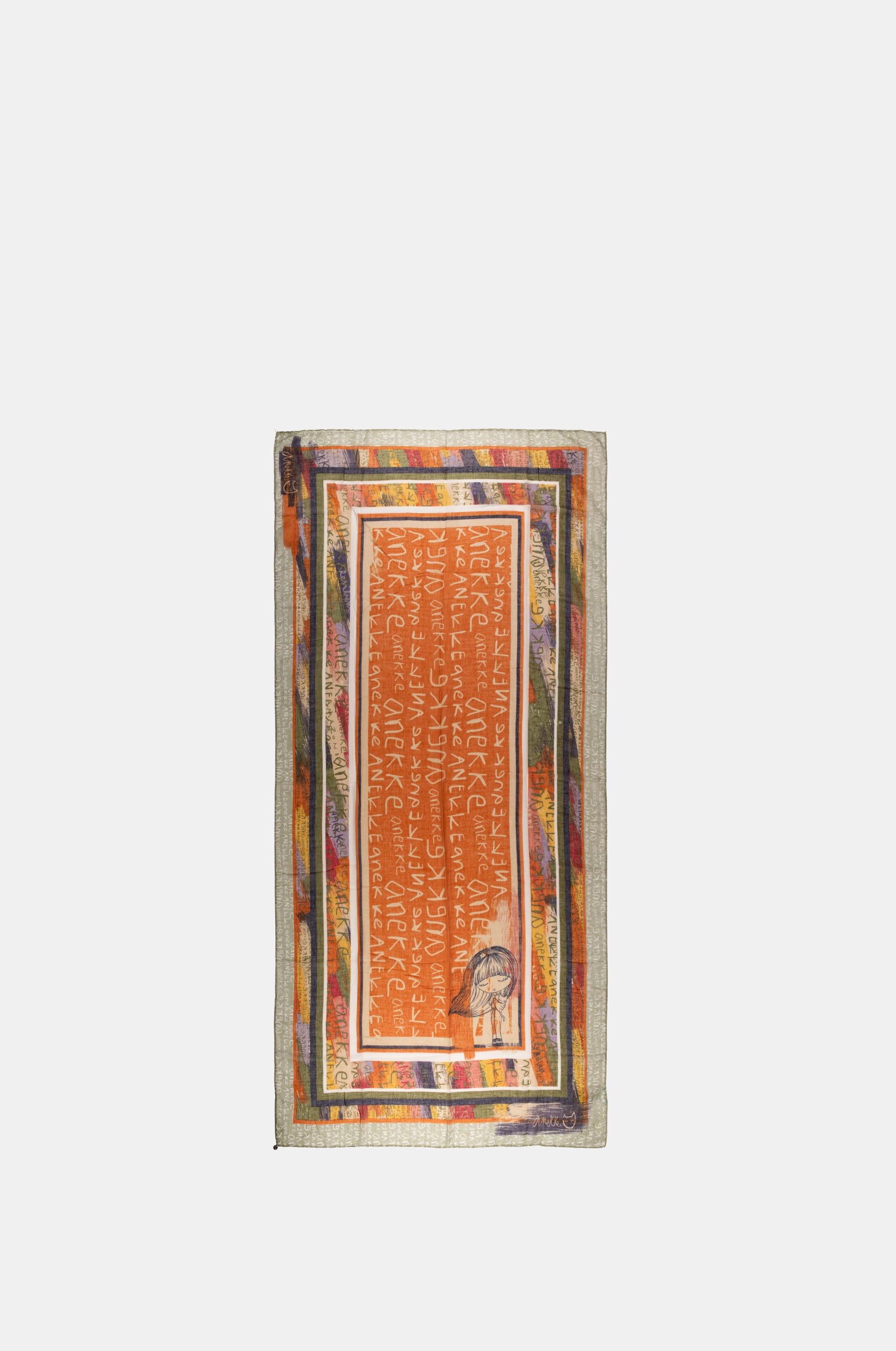 Pañuelo estampado ocre Magic Souls