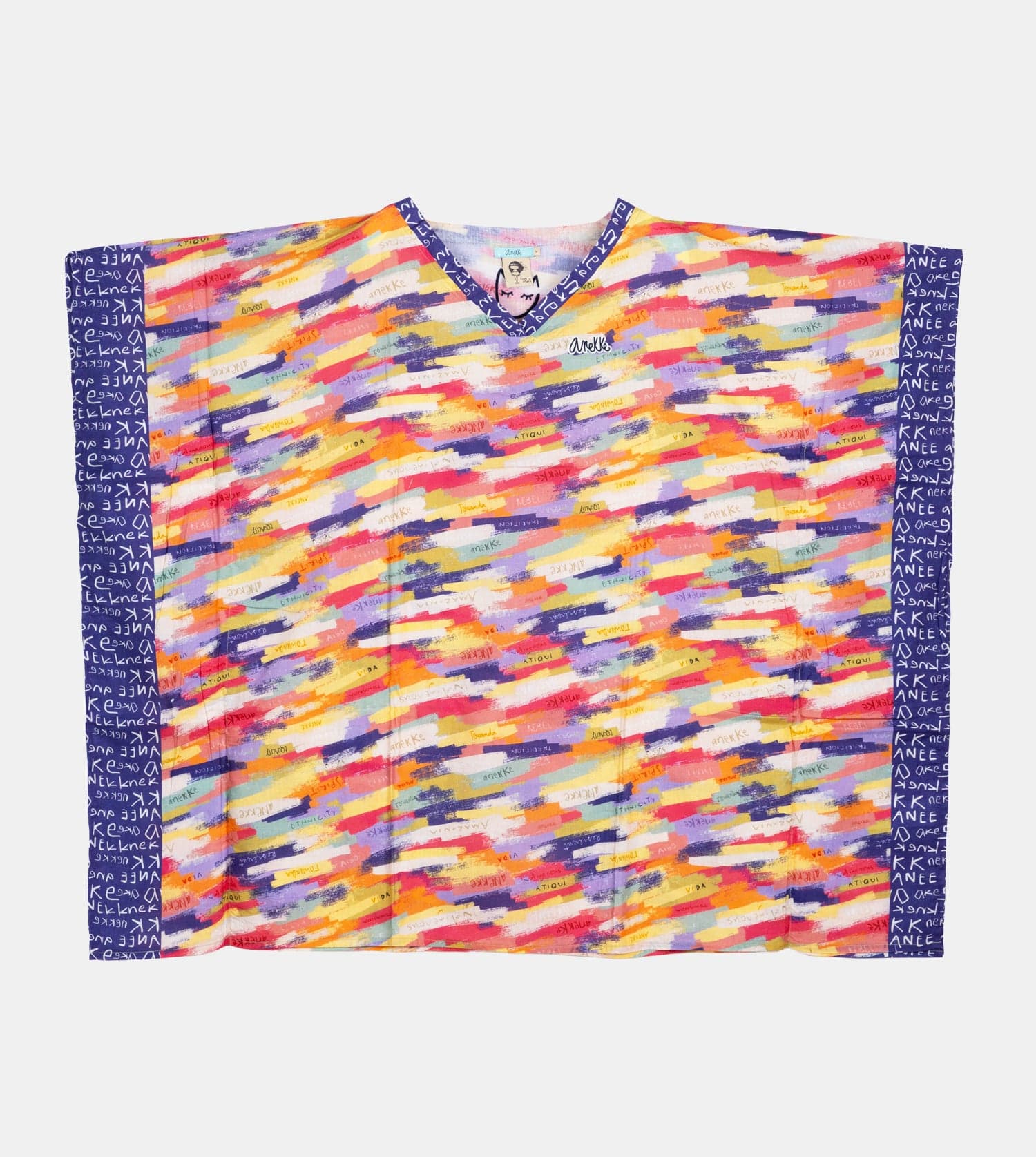 Caftán estampado Kene