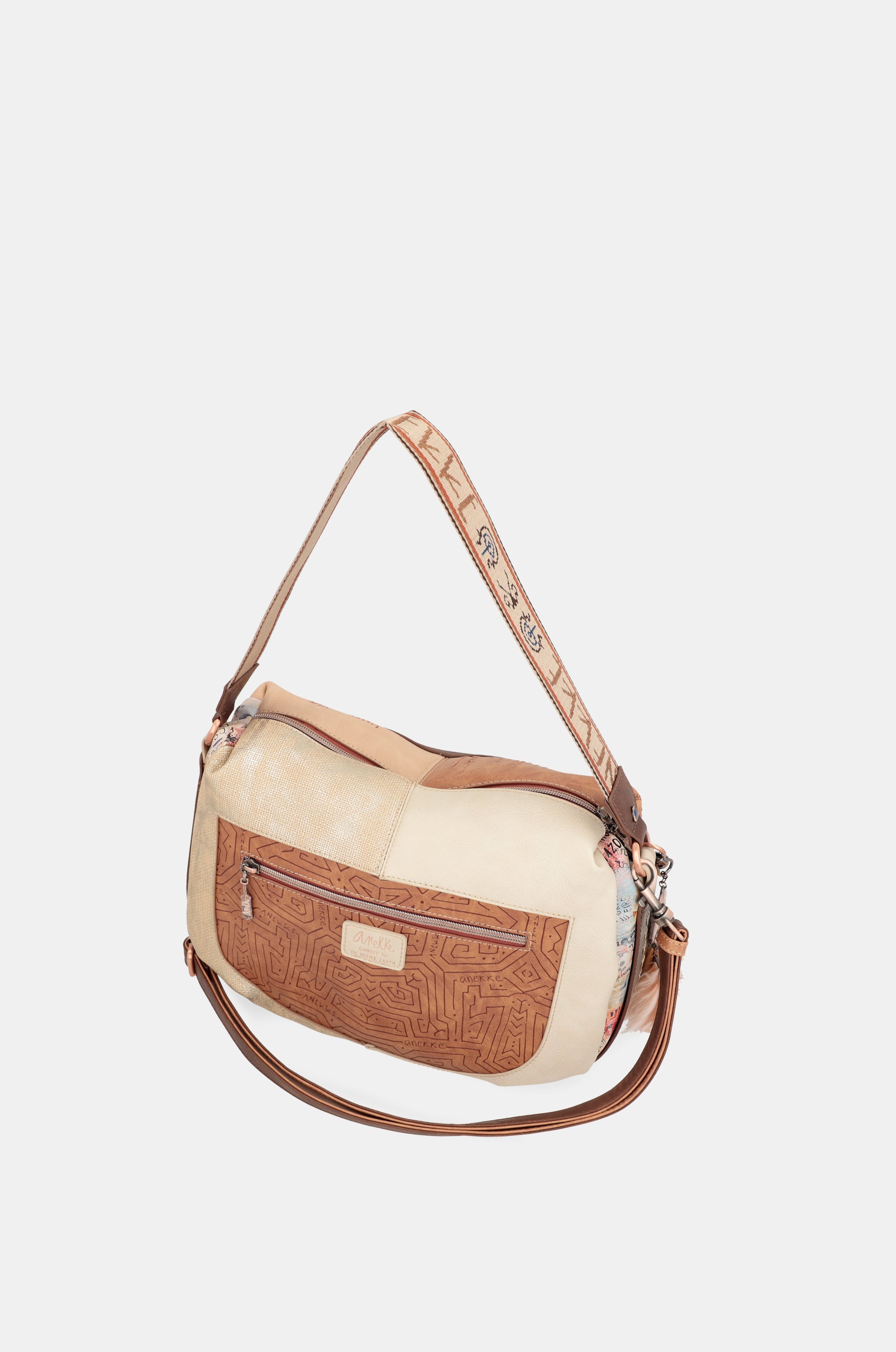 Bolso grande de hombro con bandolera Tribe