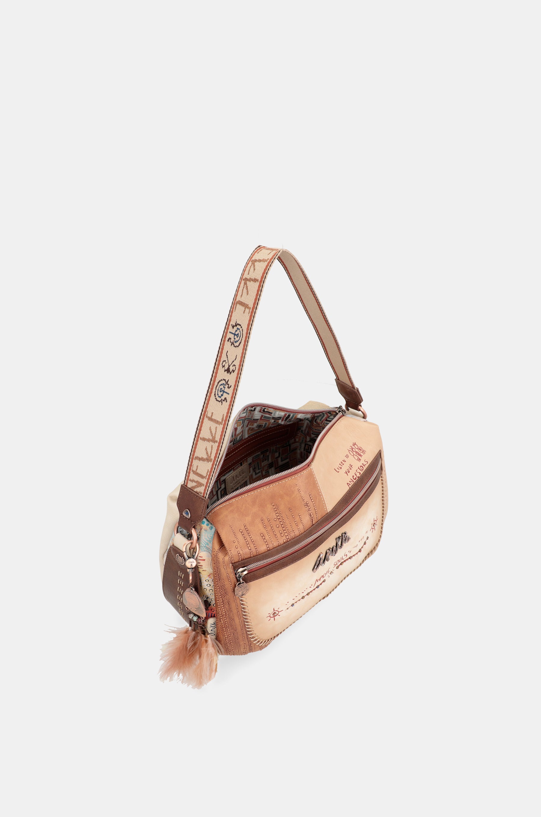 Bolso grande de hombro con bandolera Tribe