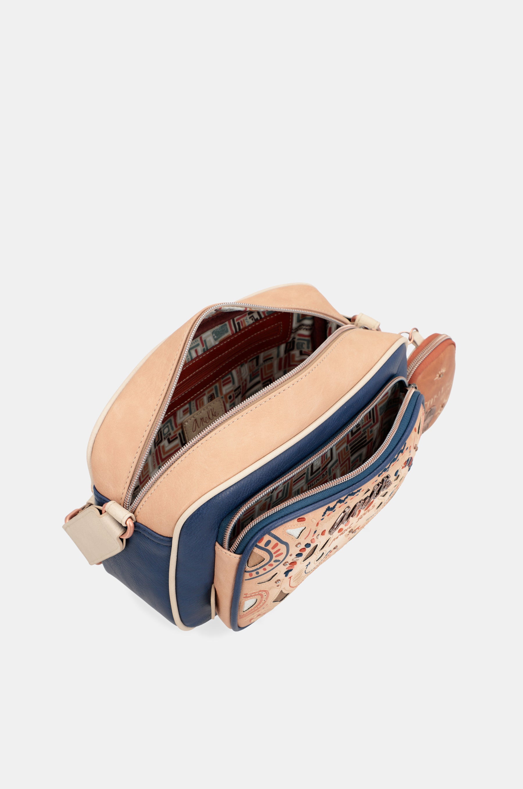 Bandolera azul marino Tribe