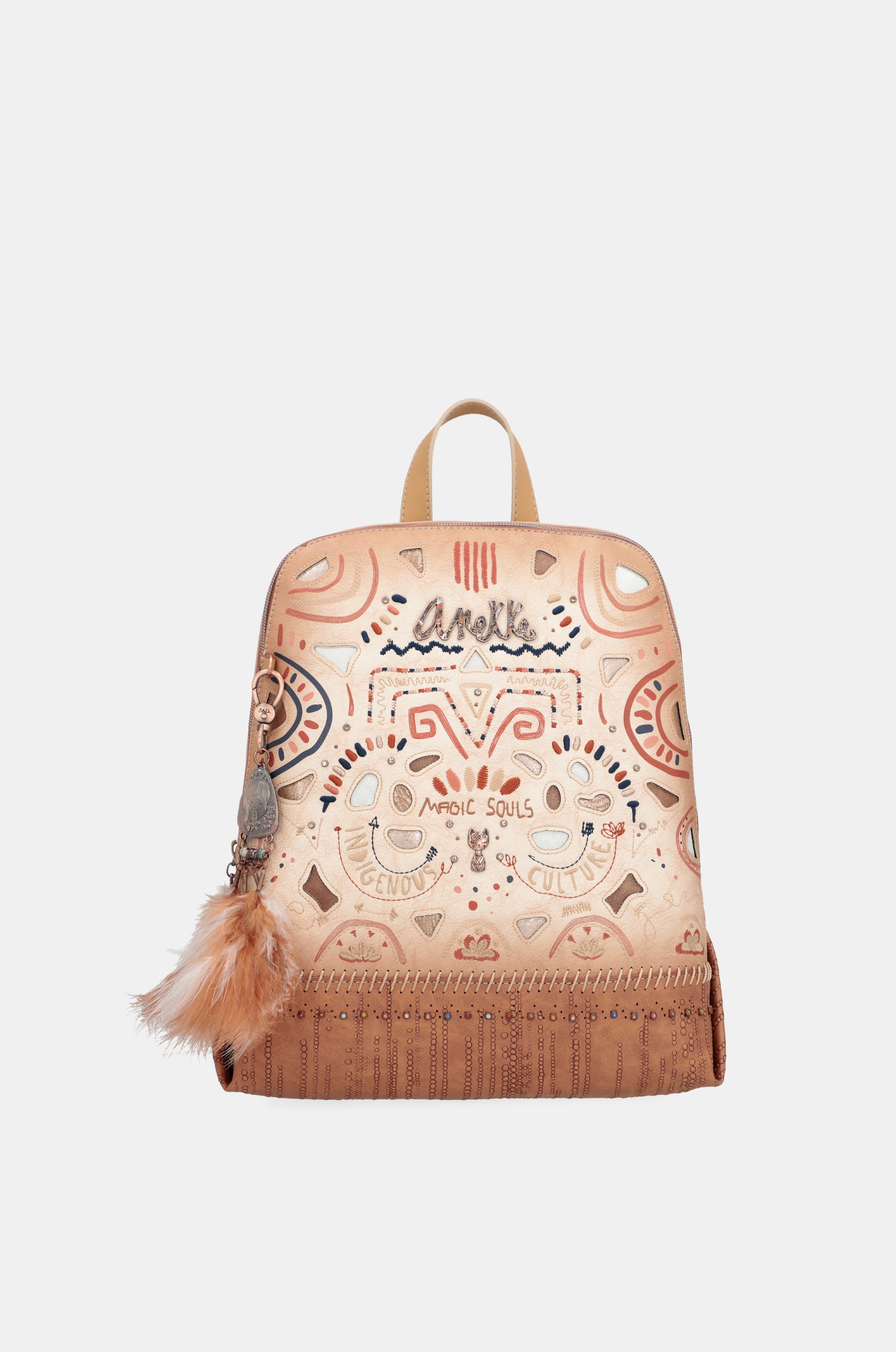 Mochila con bolsillo trasero Tribe