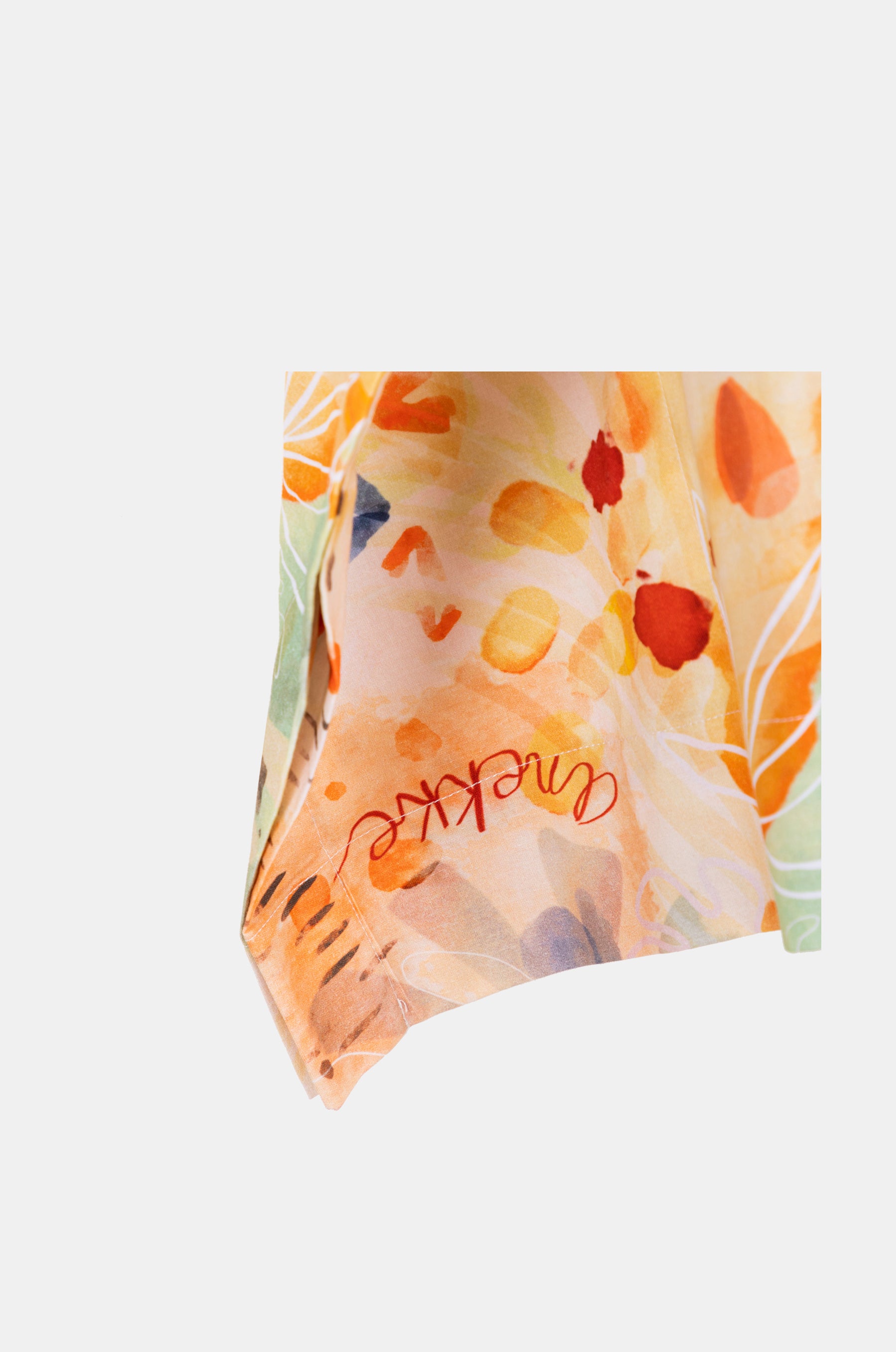 Caftán estampado naturaleza