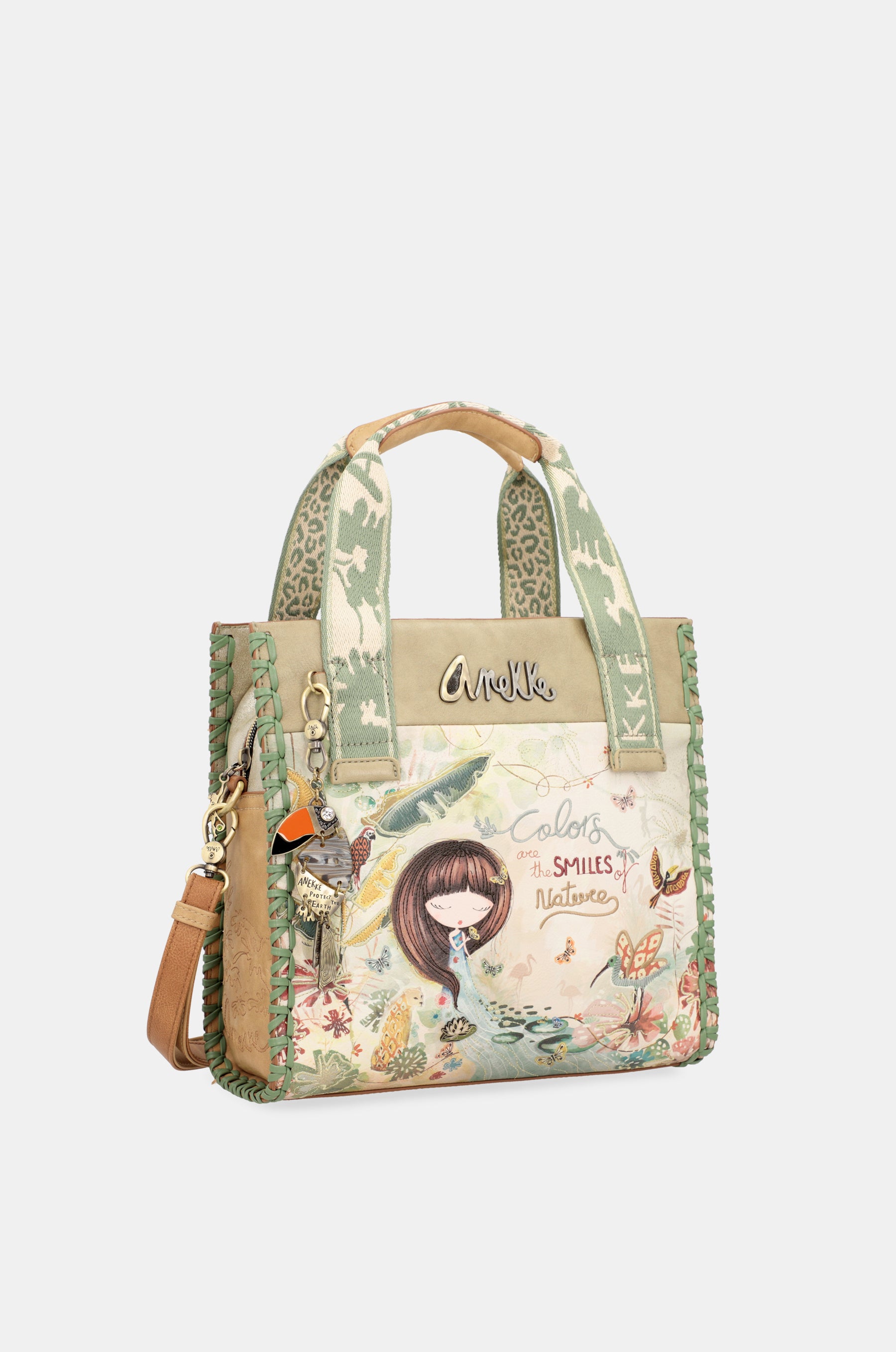 Bolso tote con bandolera Amazonia