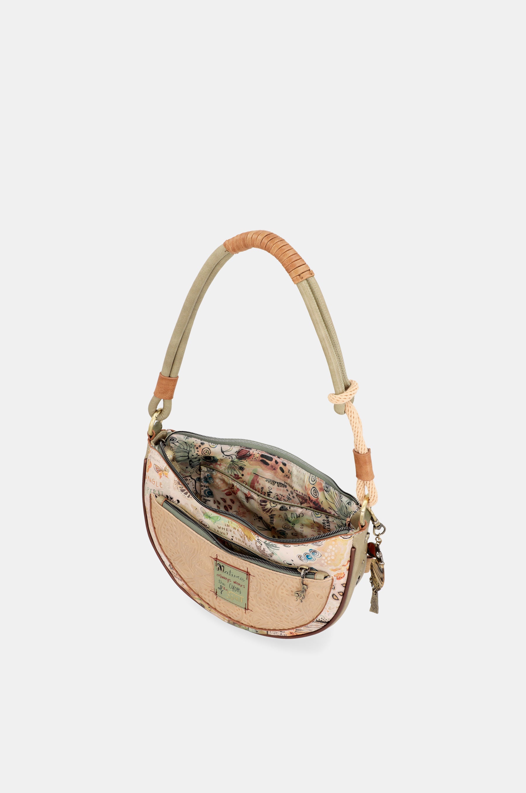 Bolso de hombro ovalado más bandolera Amazonia