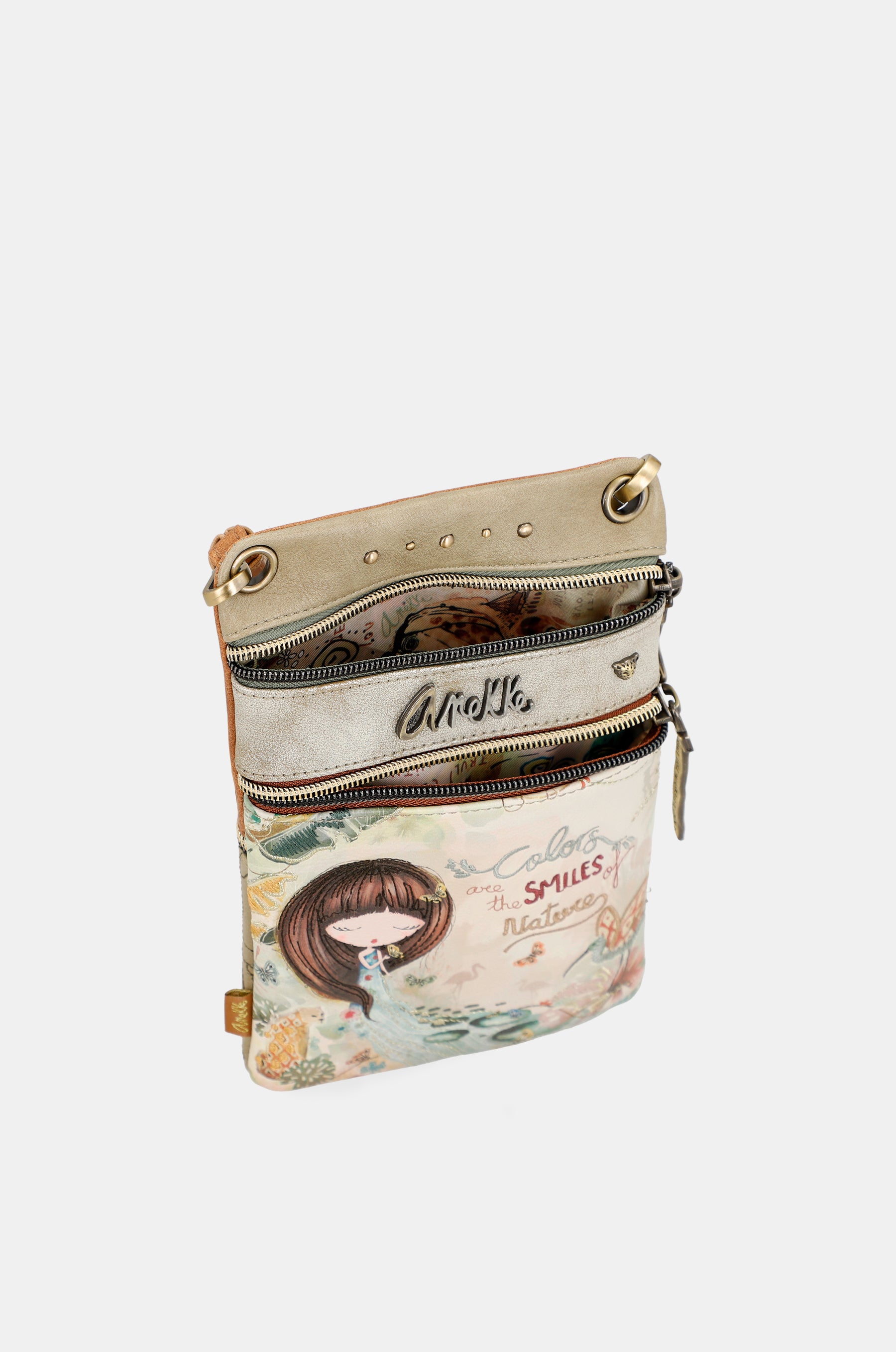 Mini bandolera doble compartimento Amazonia