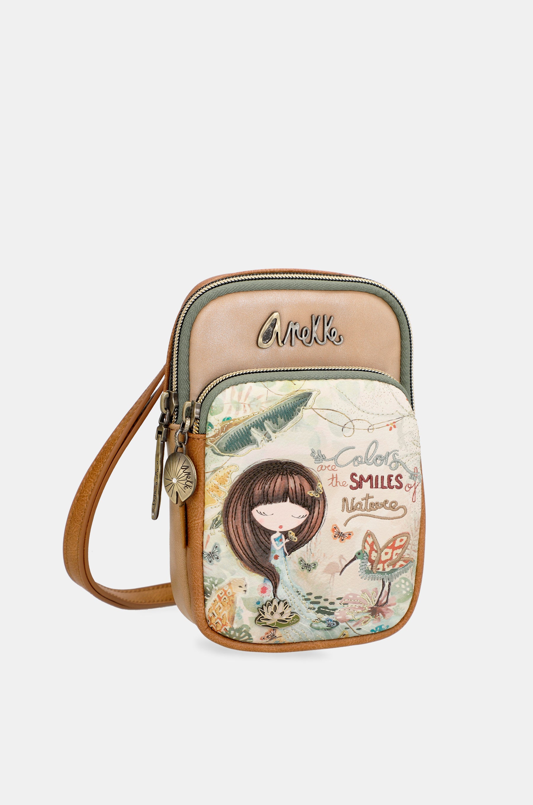 Mini bandolera con bolsillo Amazonia
