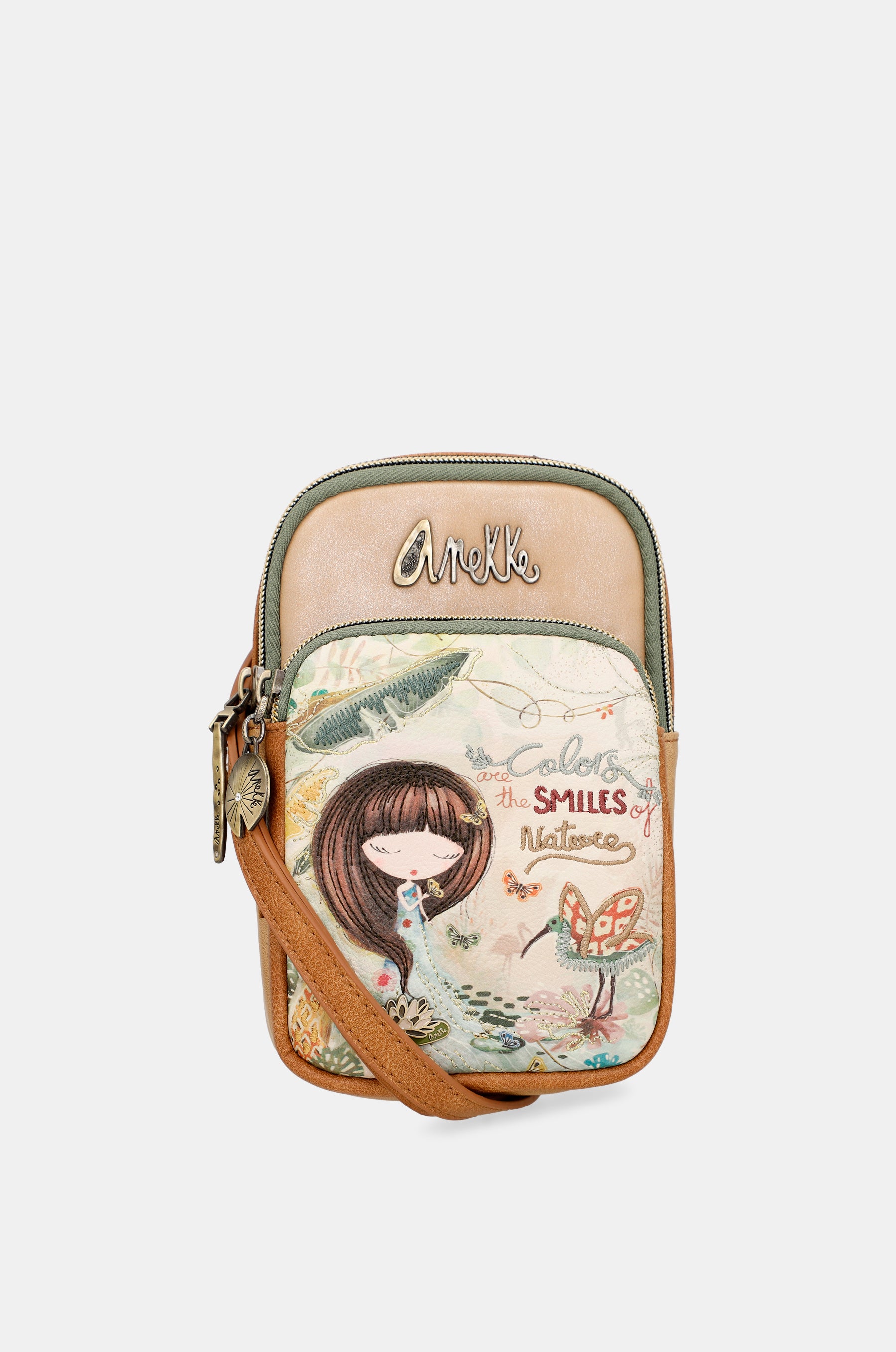 Mini bandolera con bolsillo Amazonia