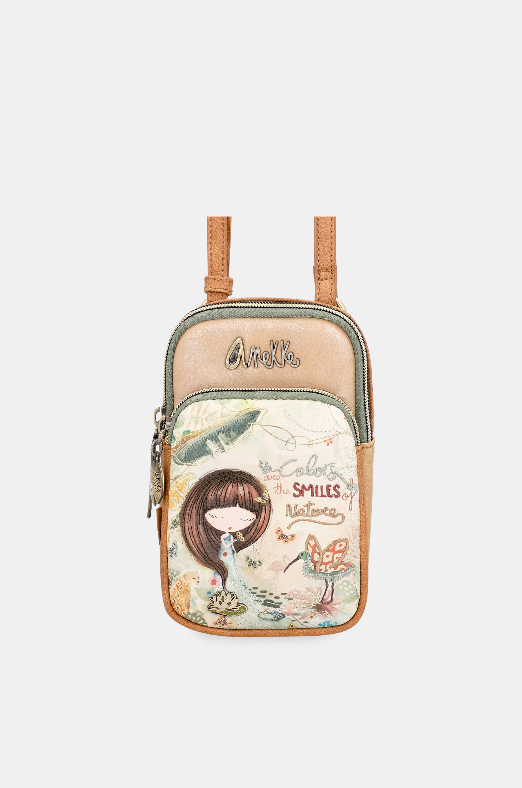 Mini bandolera con bolsillo Amazonia