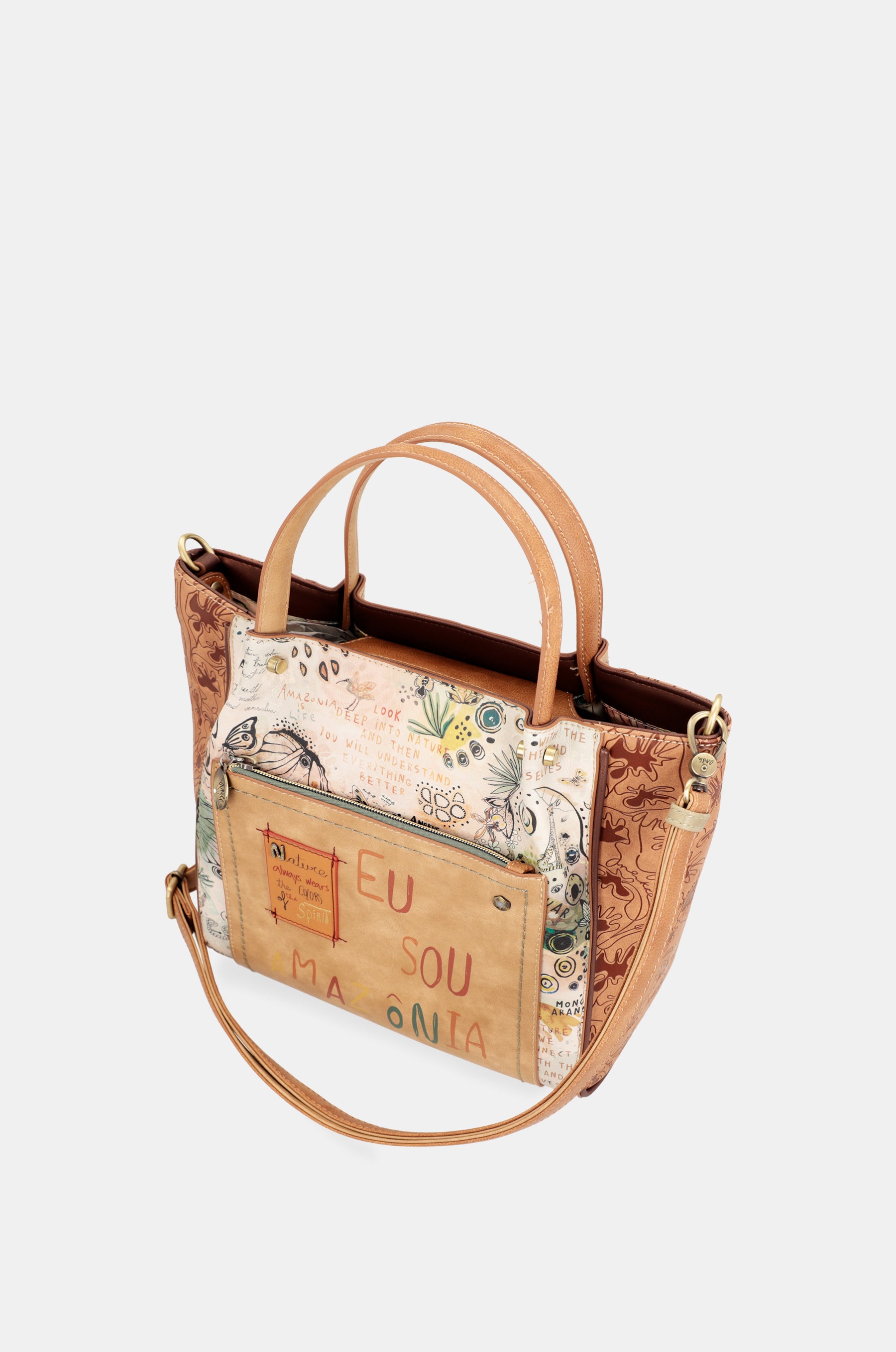 Bolso tote con bandolera Butterfly