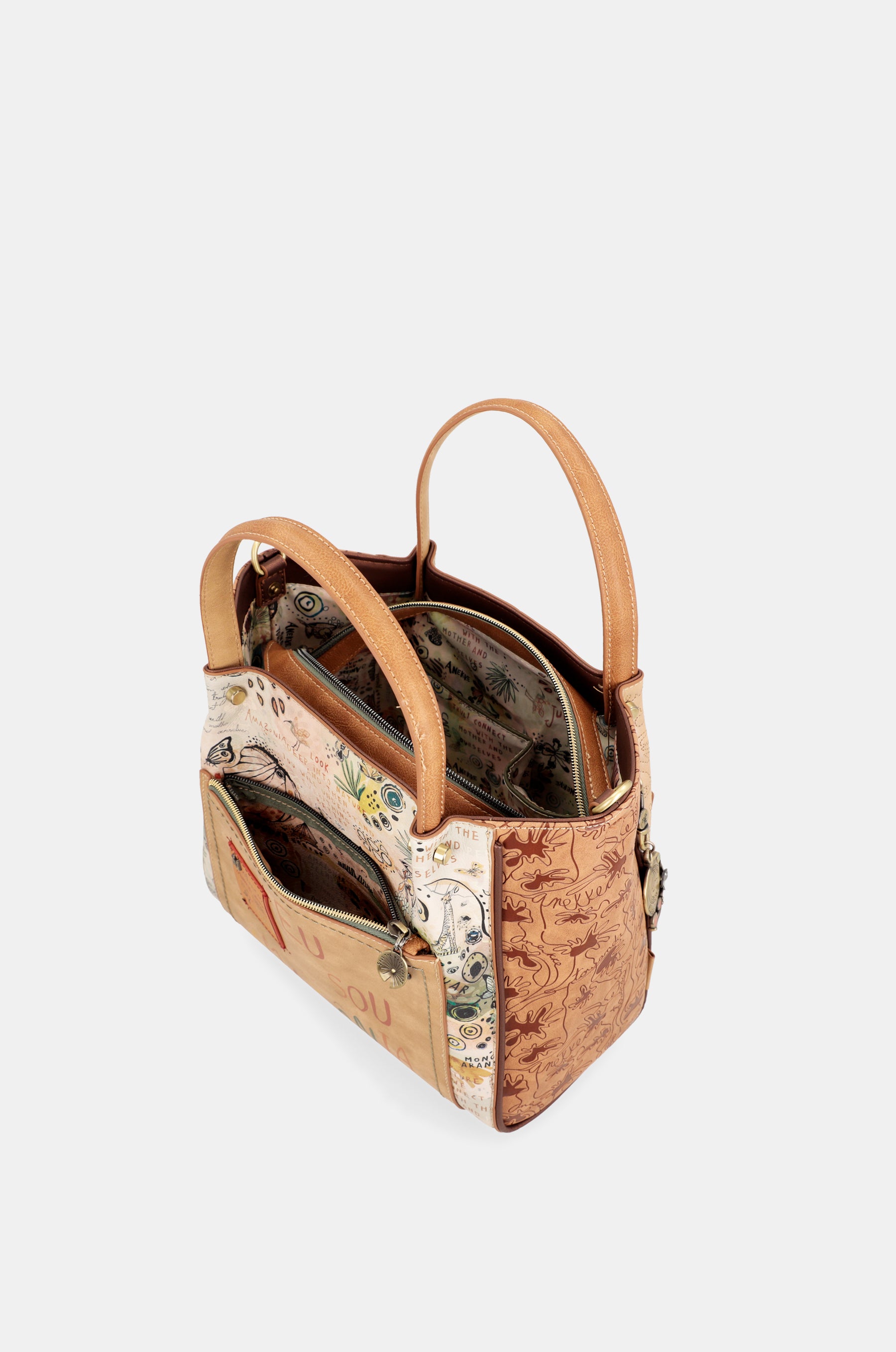 Bolso tote con bandolera Butterfly
