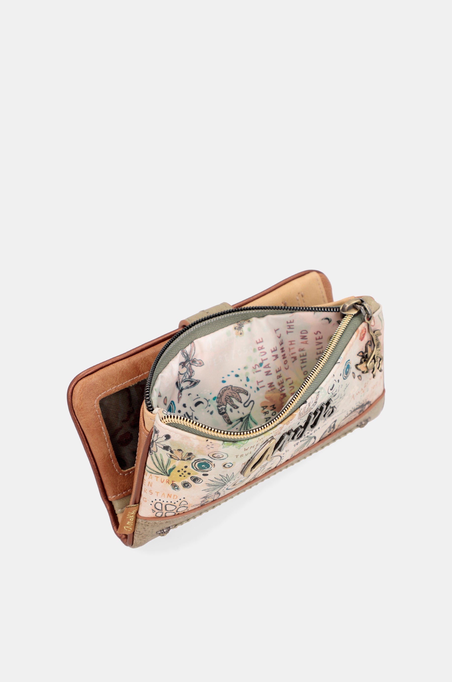 Billetero grande flexible RFID Butterfly