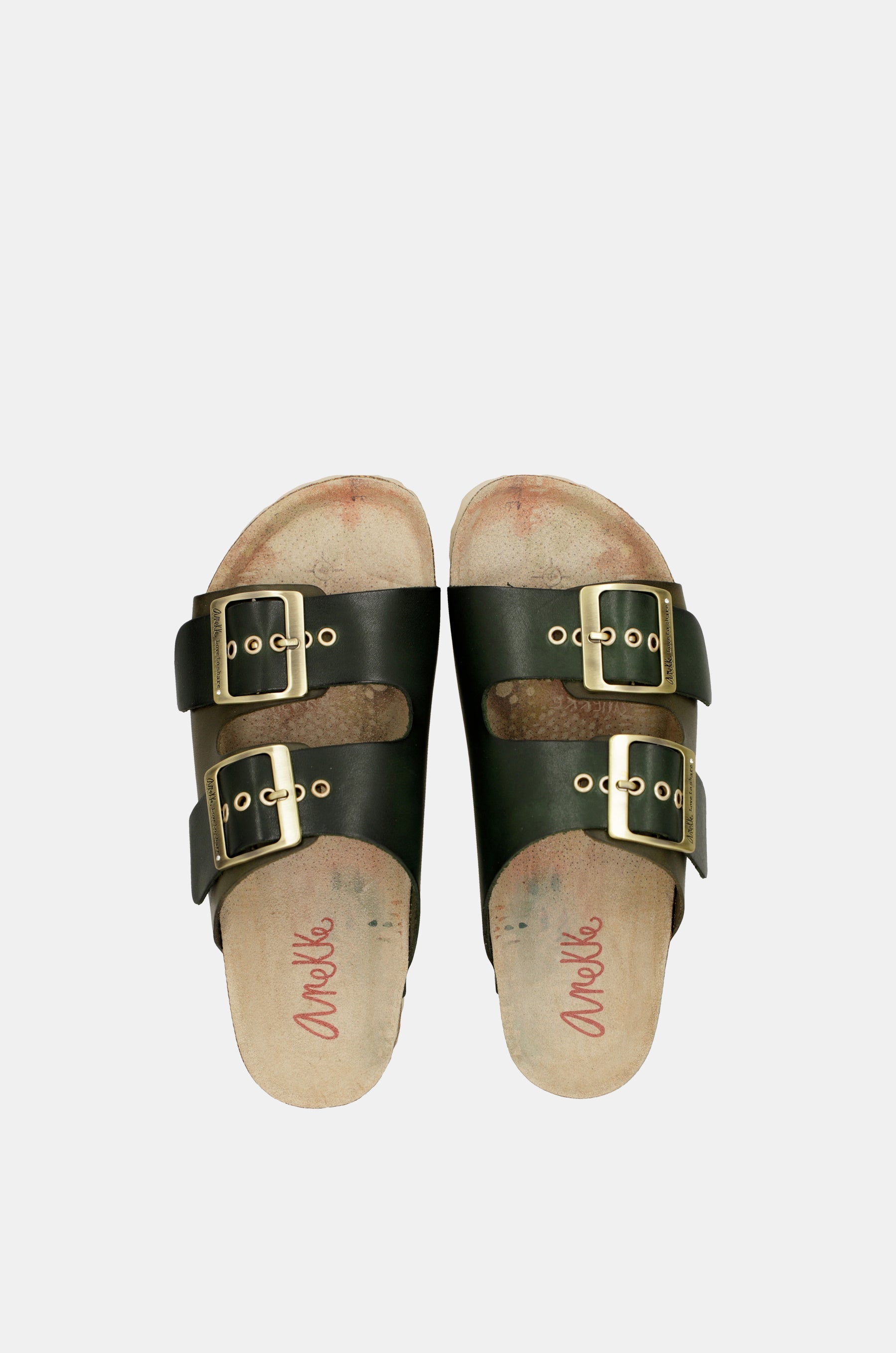 Sandalias bio de mujer verdes Amazonia