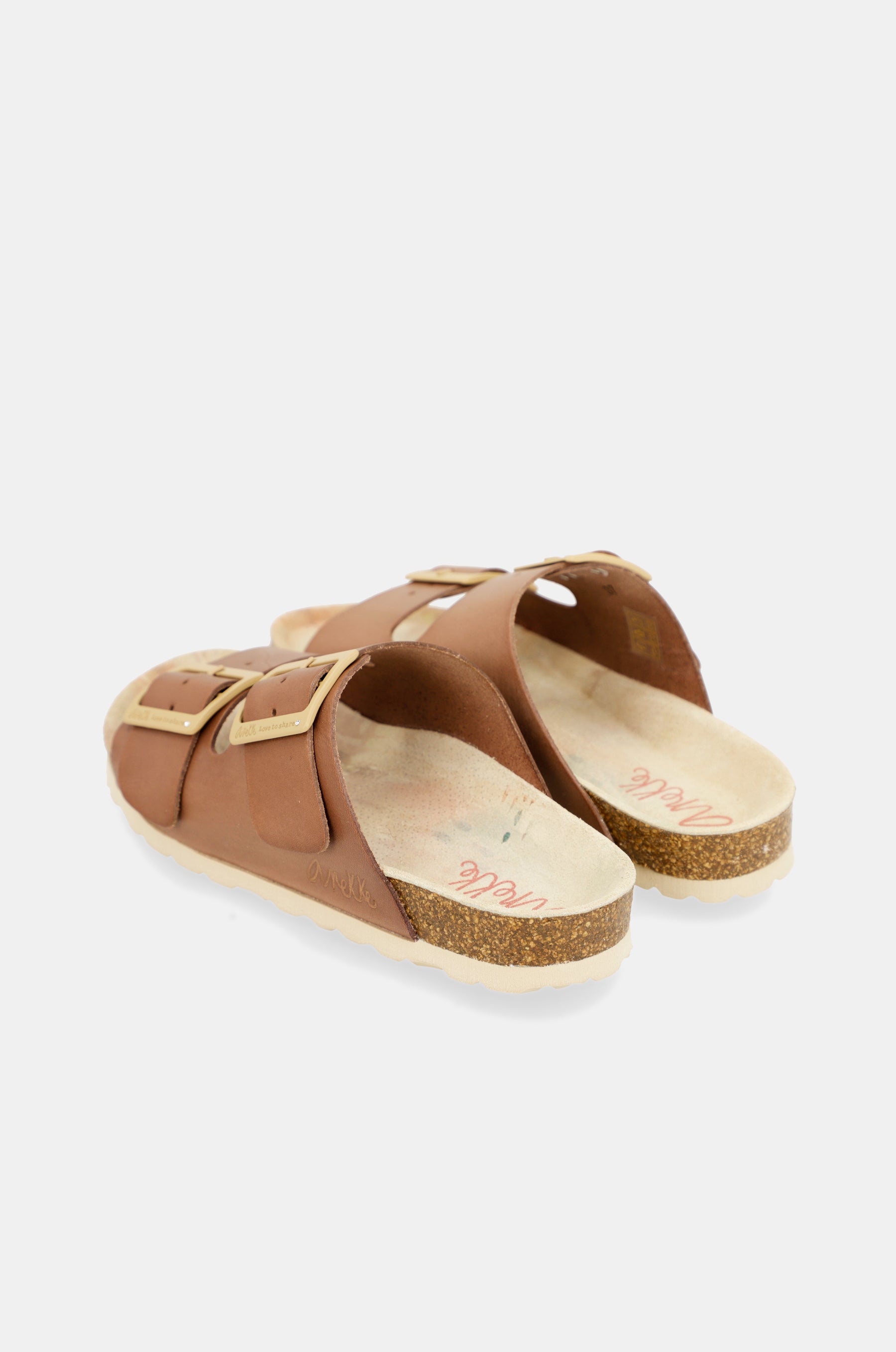 Sandalias bio de mujer marrón claro Amazonia