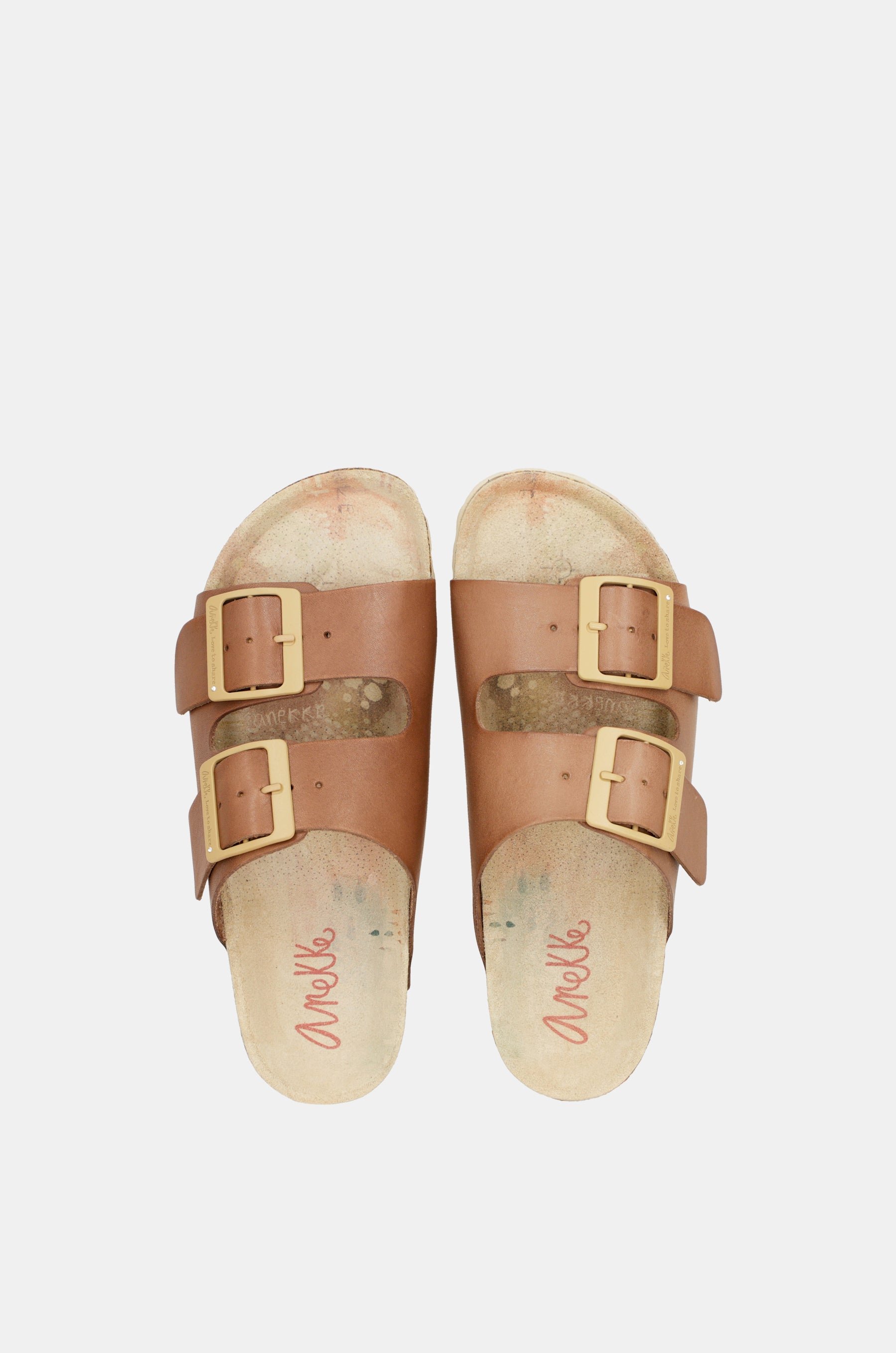 Sandalias bio de mujer marrón claro Amazonia