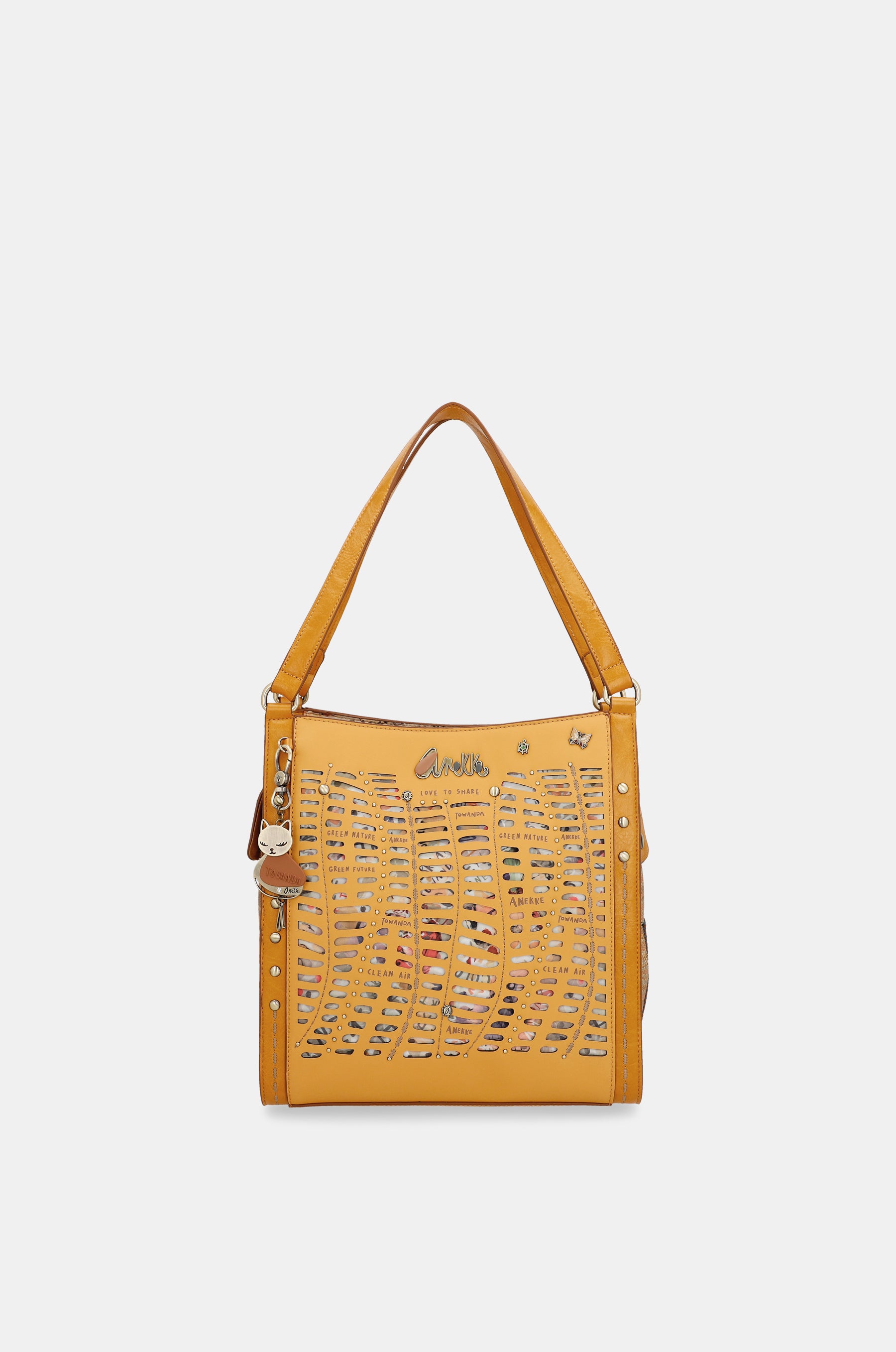 Bolso de hombro ocre Nature Pachamama