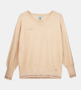 Jersey beige cuello pico Shōen