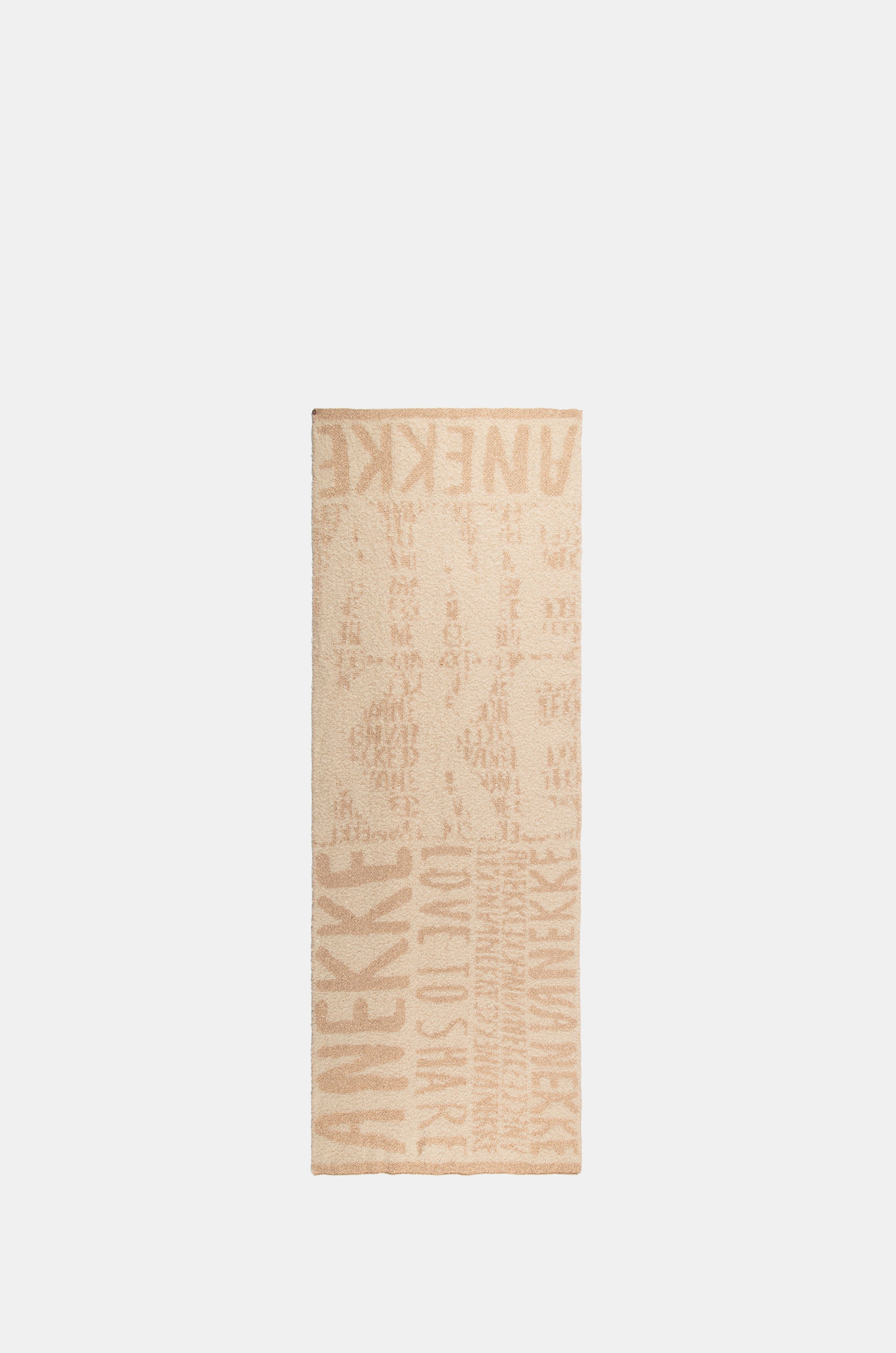 Bufanda logomanía beige