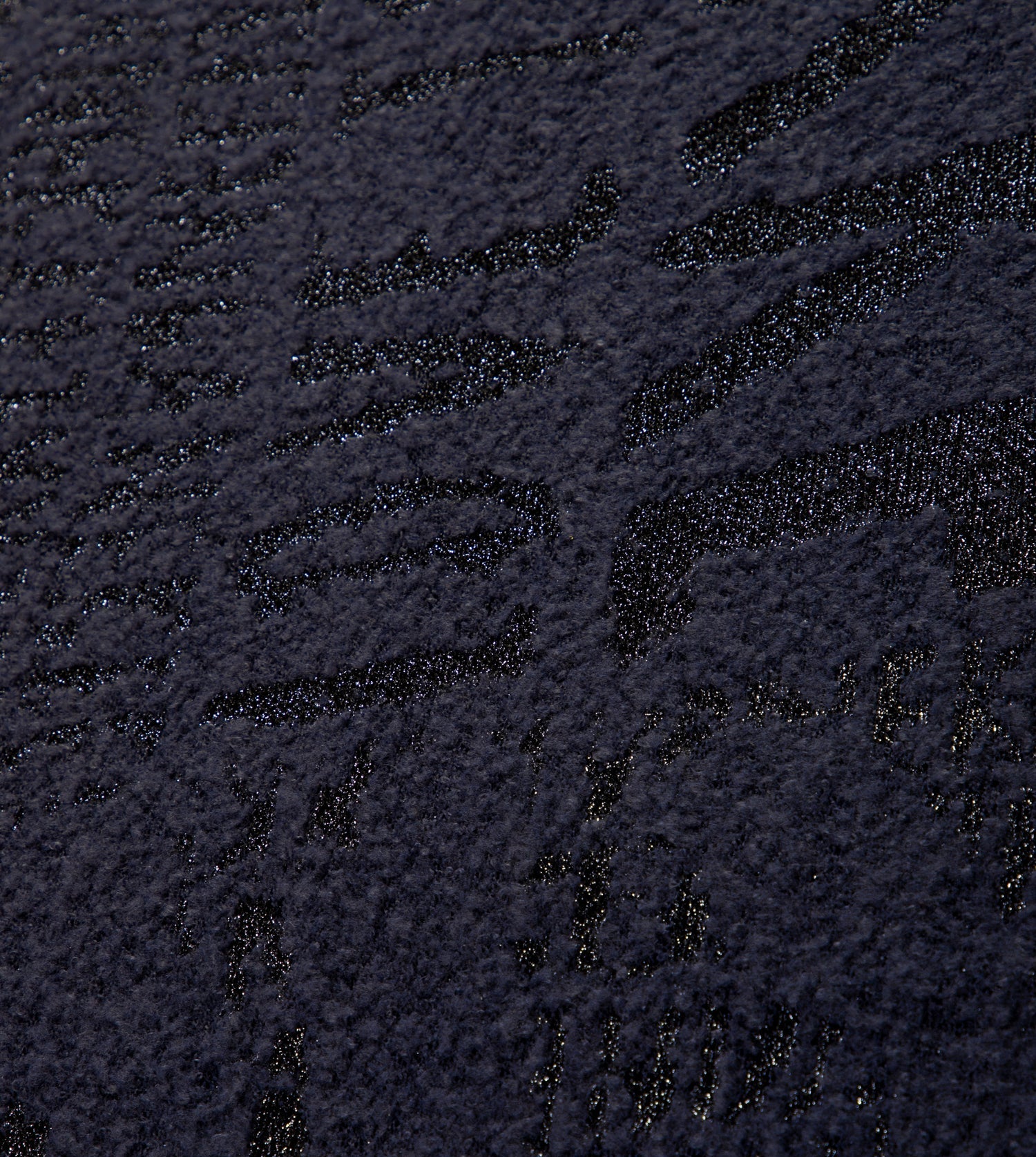 Bufanda logomanía azul marino