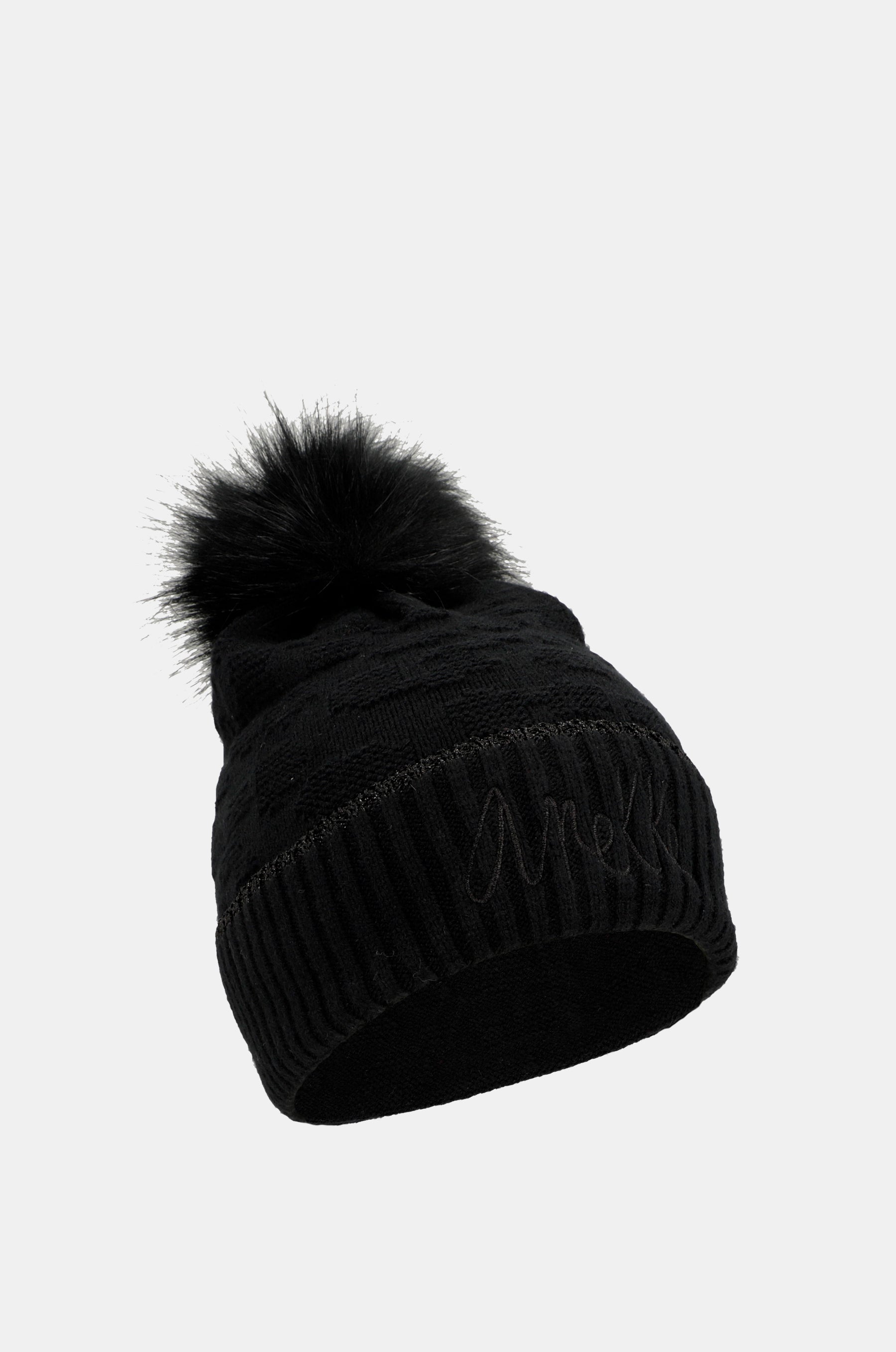 Gorro de punto negro Shodō