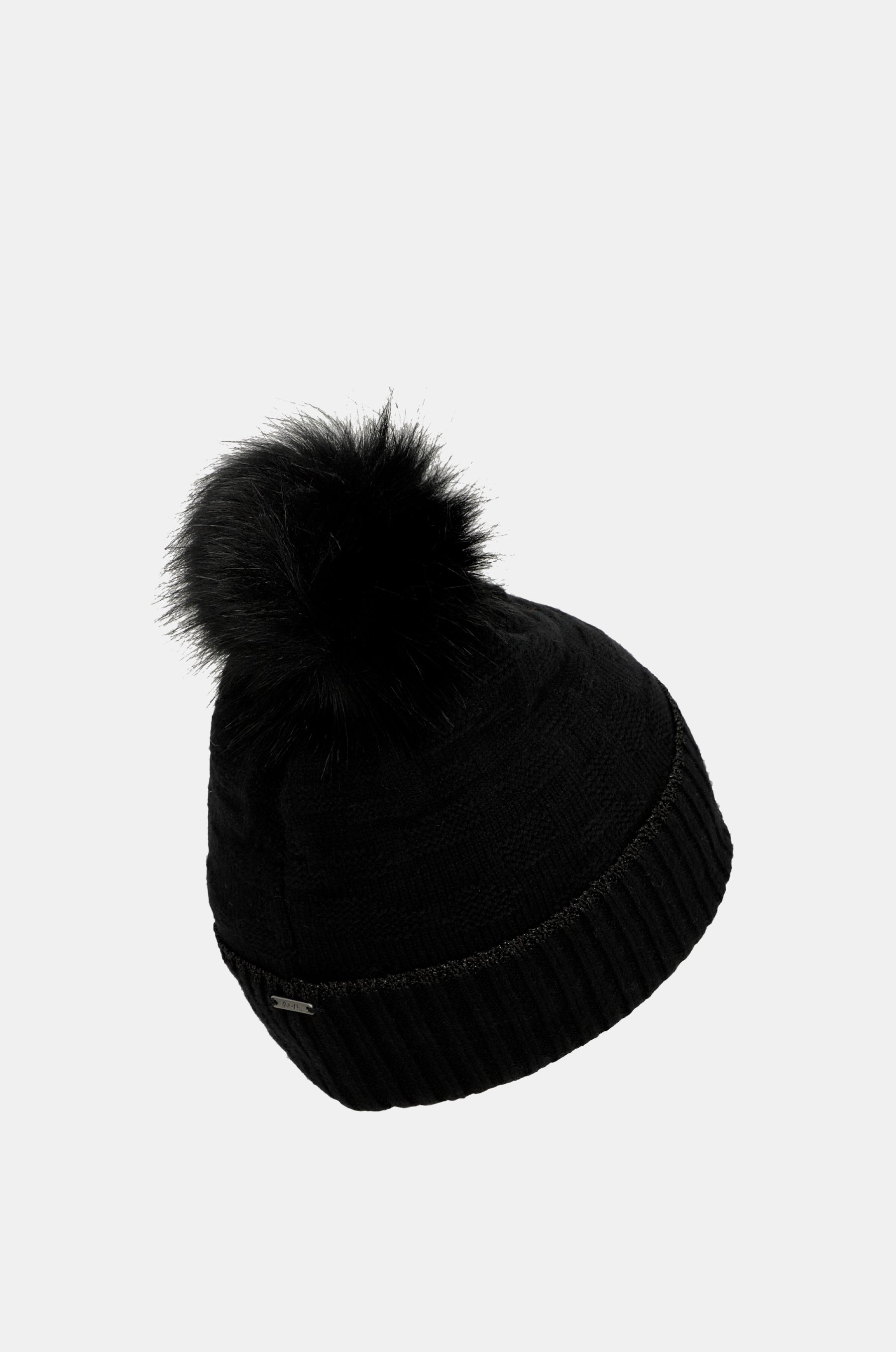 Gorro de punto negro Shodō