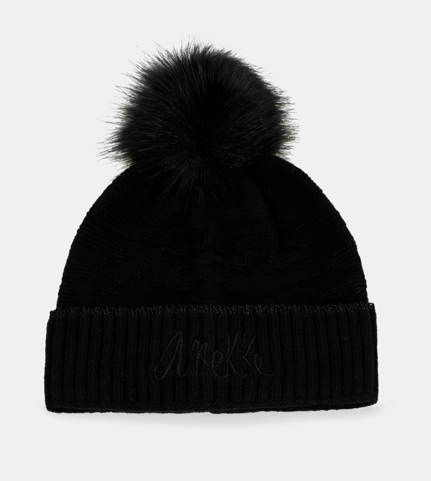 Gorro de punto negro Shodō