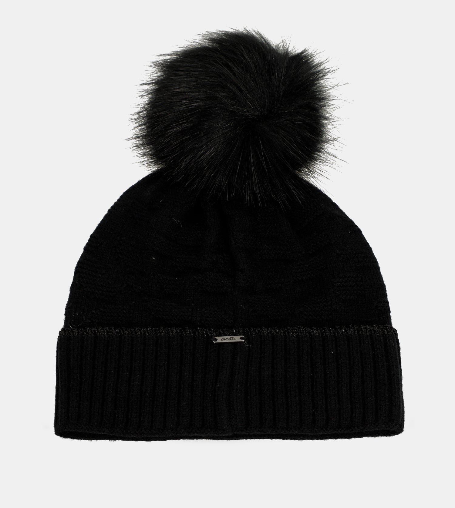 Gorro de punto negro Shodō