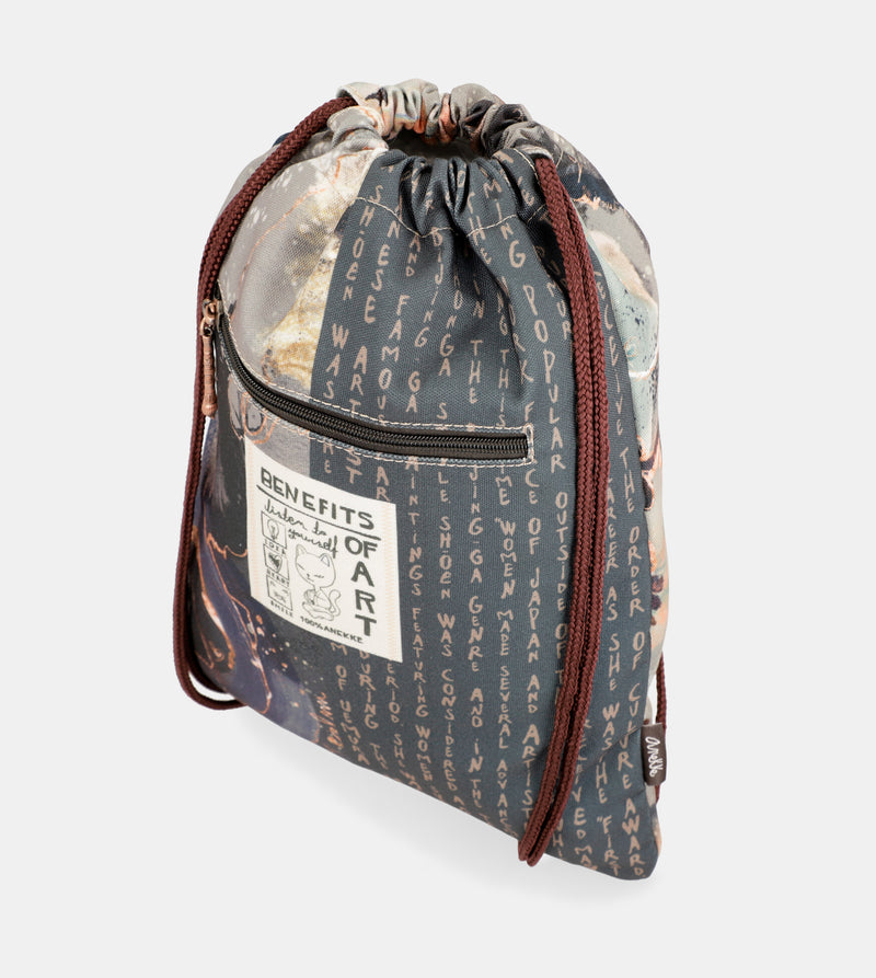 Mochila saco de tela Shōen