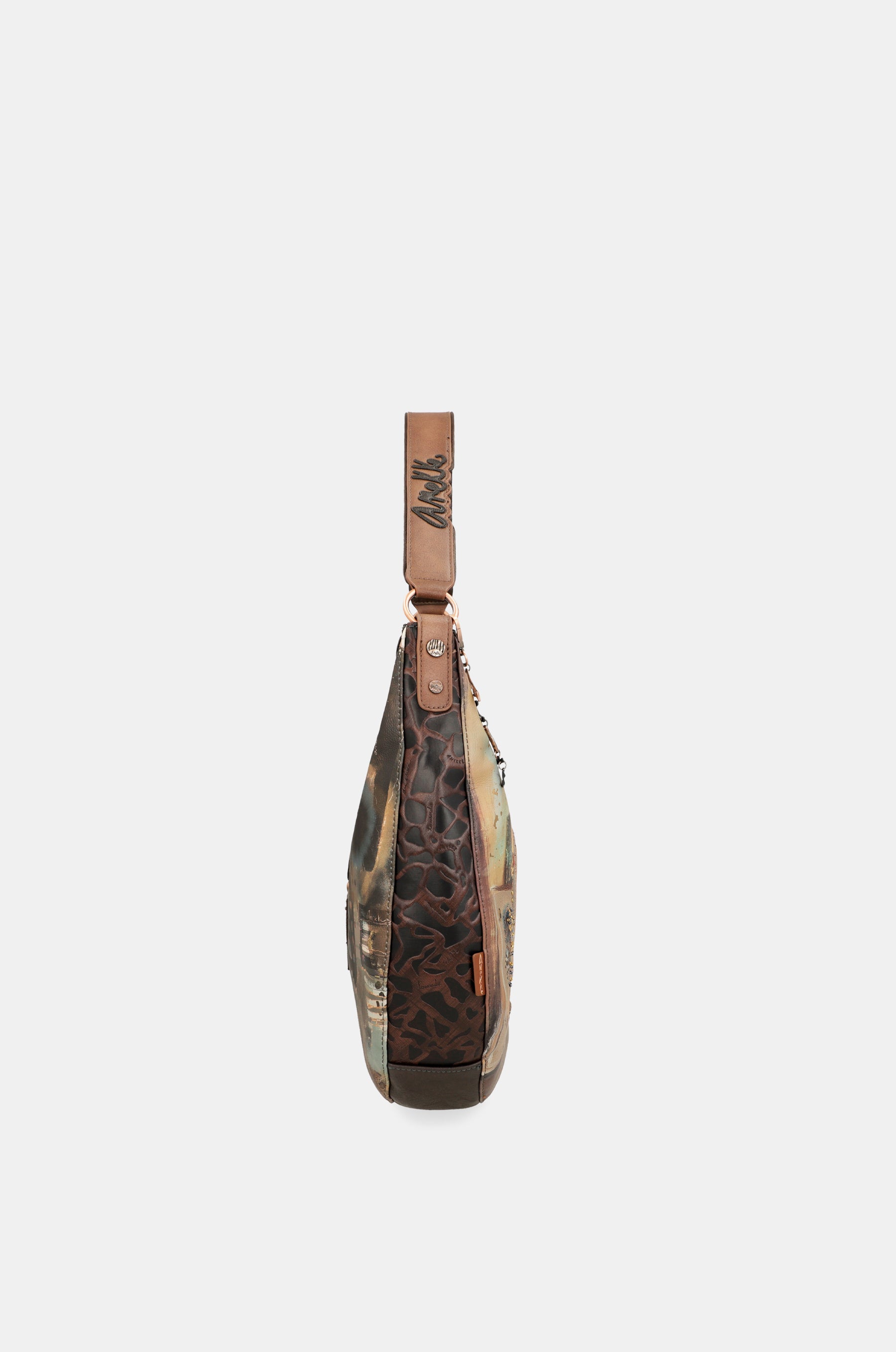 Bolso ovalado de hombro Shōen