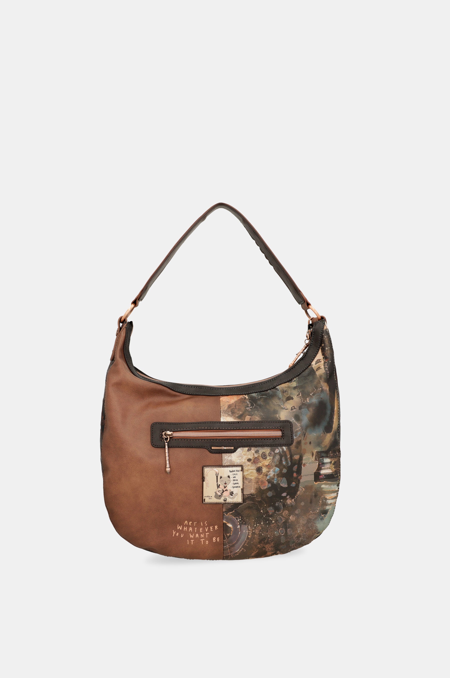 Bolso ovalado de hombro Shōen