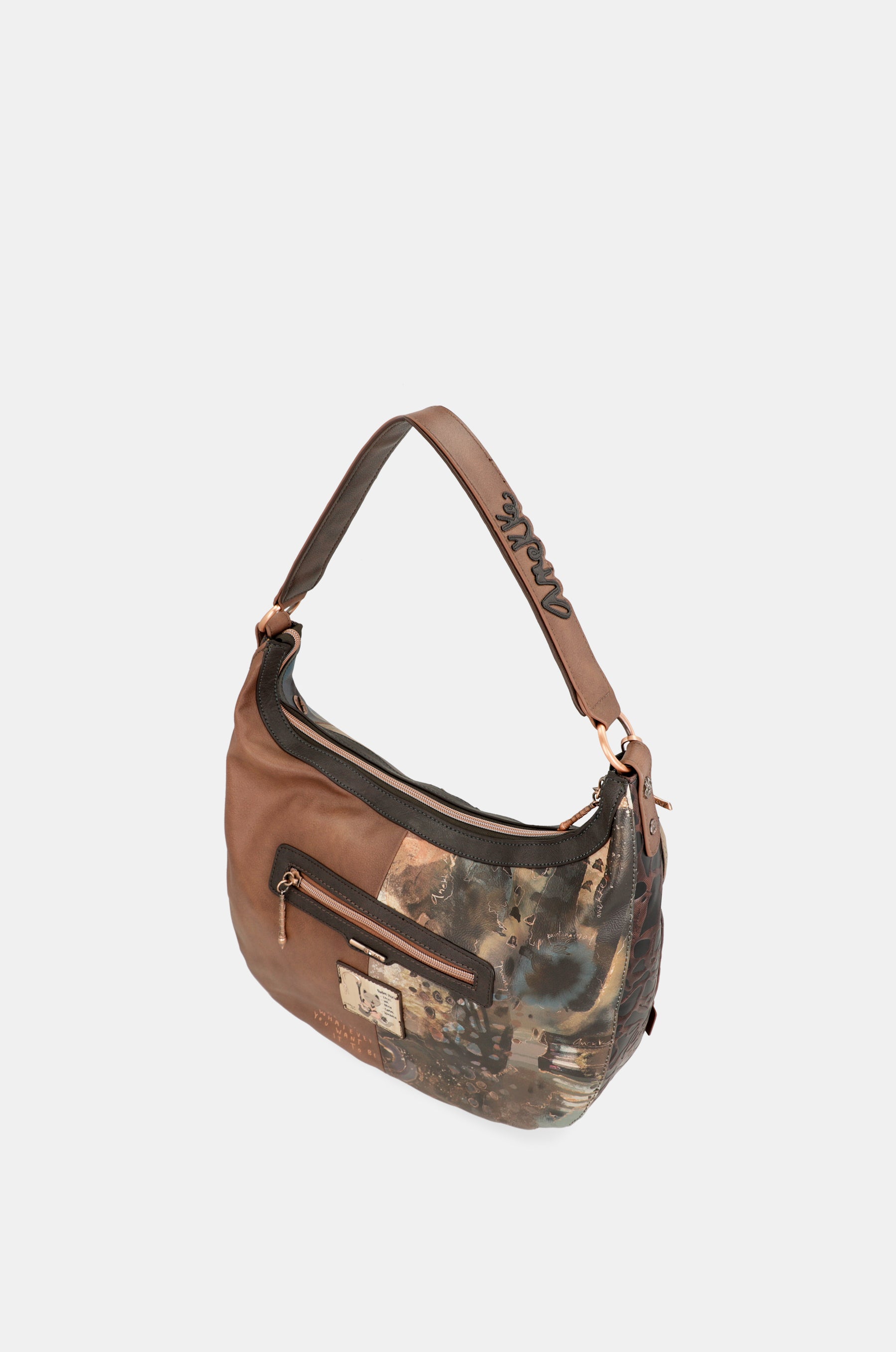 Bolso ovalado de hombro Shōen
