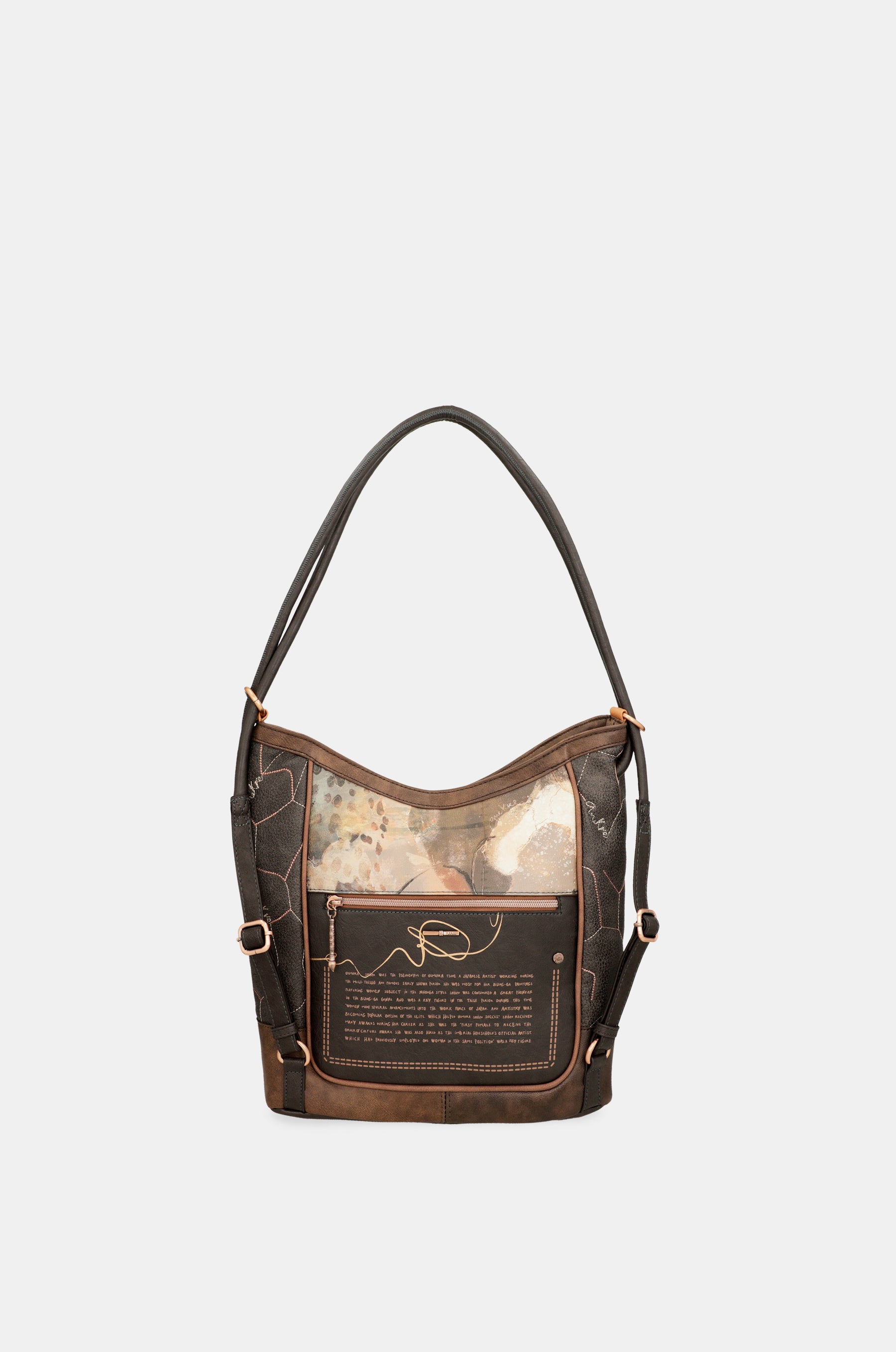 Bolso de hombro convertible en mochila Shōen