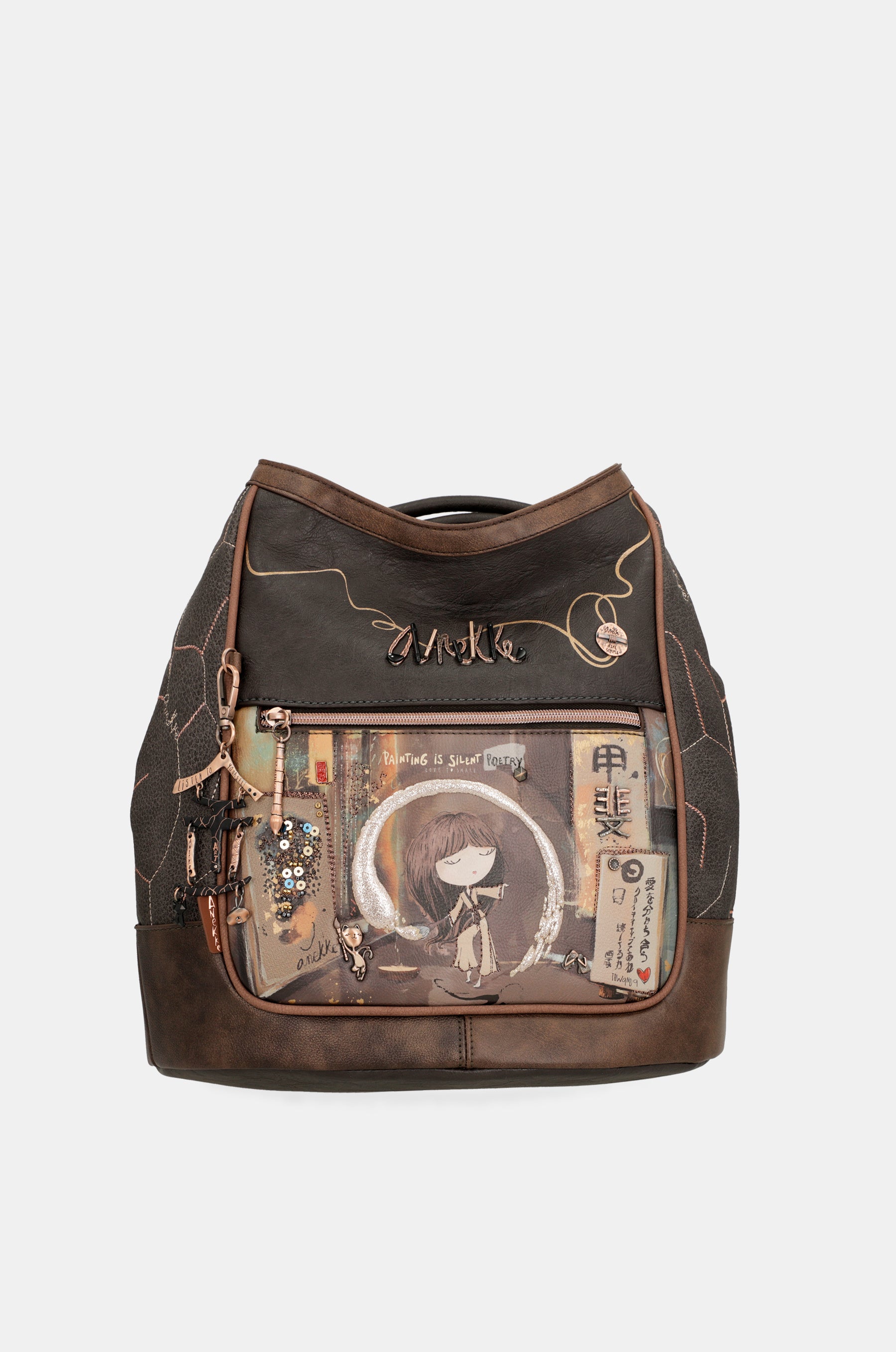 Bolso de hombro convertible en mochila Shōen