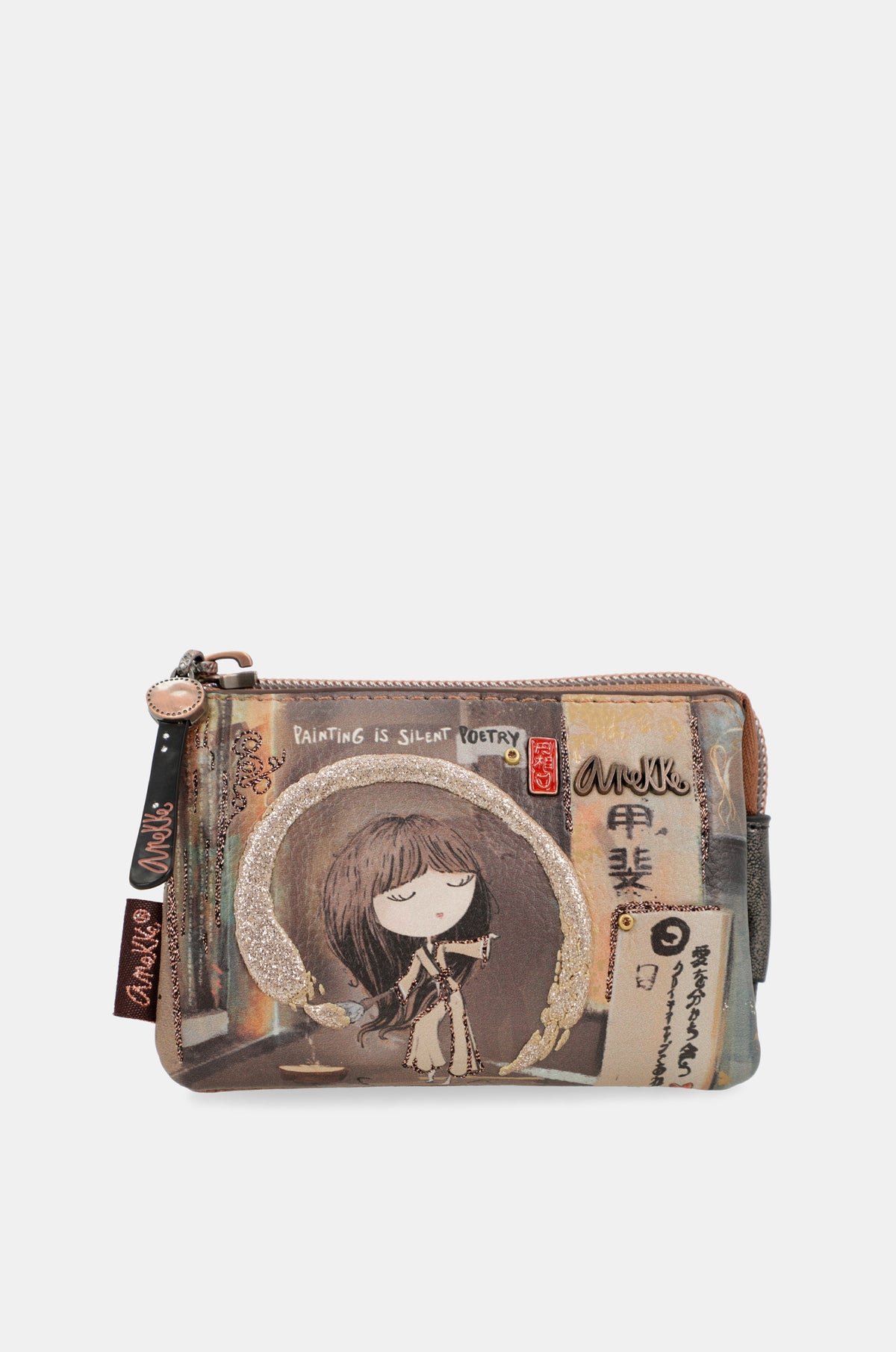 Monedero triple compartimento Shōen
