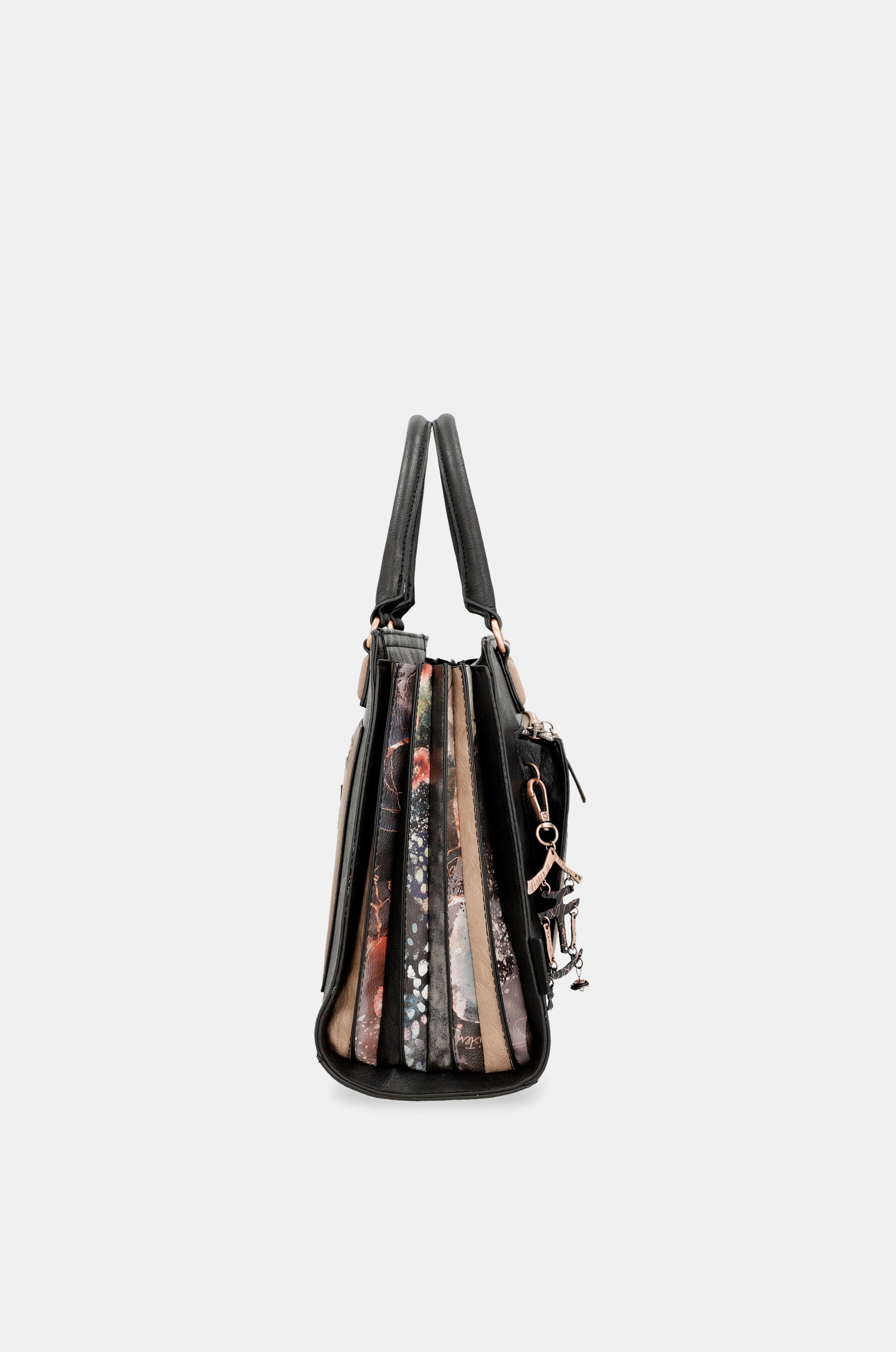 Tote negro con bandolera Shōen