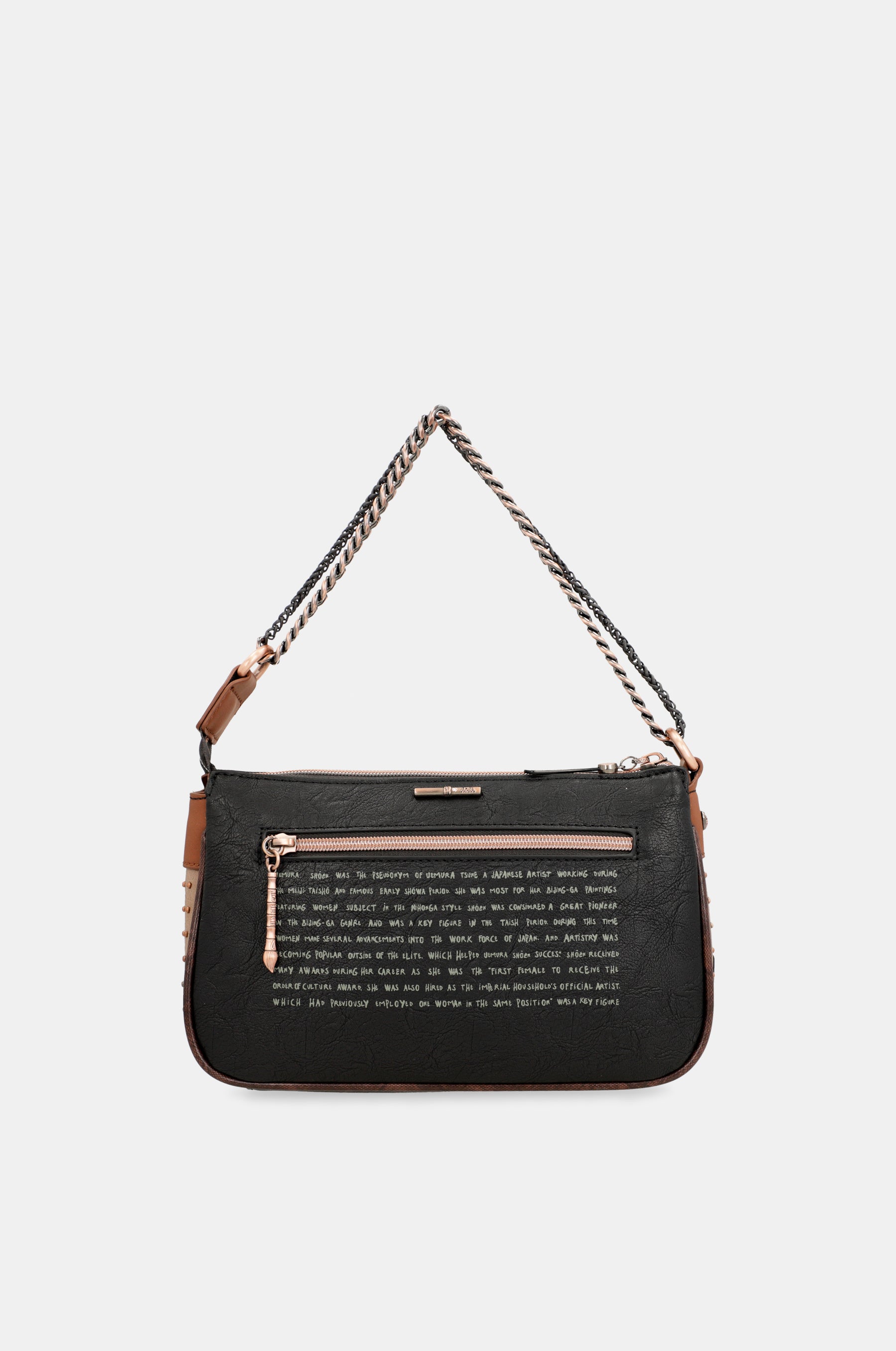 Bolso con asa metal Shōen